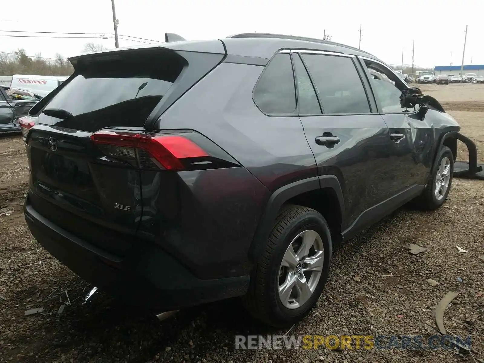 4 Photograph of a damaged car 2T3W1RFVXLC046810 TOYOTA RAV4 2020