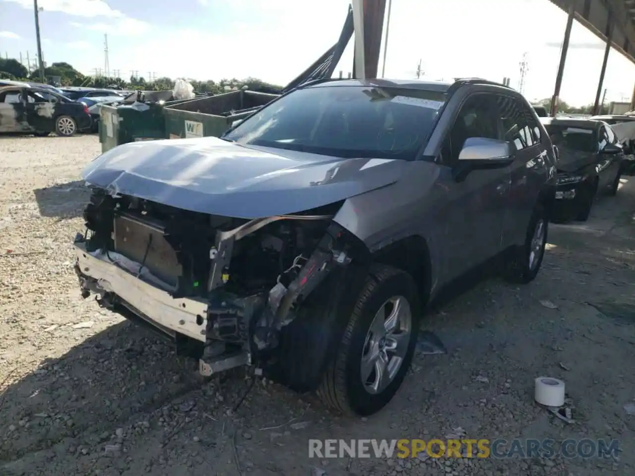 2 Photograph of a damaged car 2T3W1RFVXLC049612 TOYOTA RAV4 2020