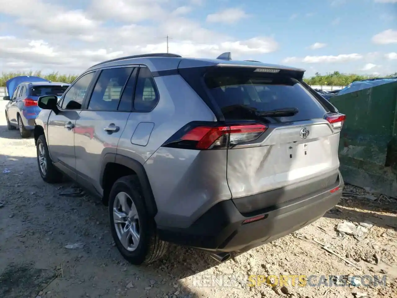 3 Photograph of a damaged car 2T3W1RFVXLC049612 TOYOTA RAV4 2020