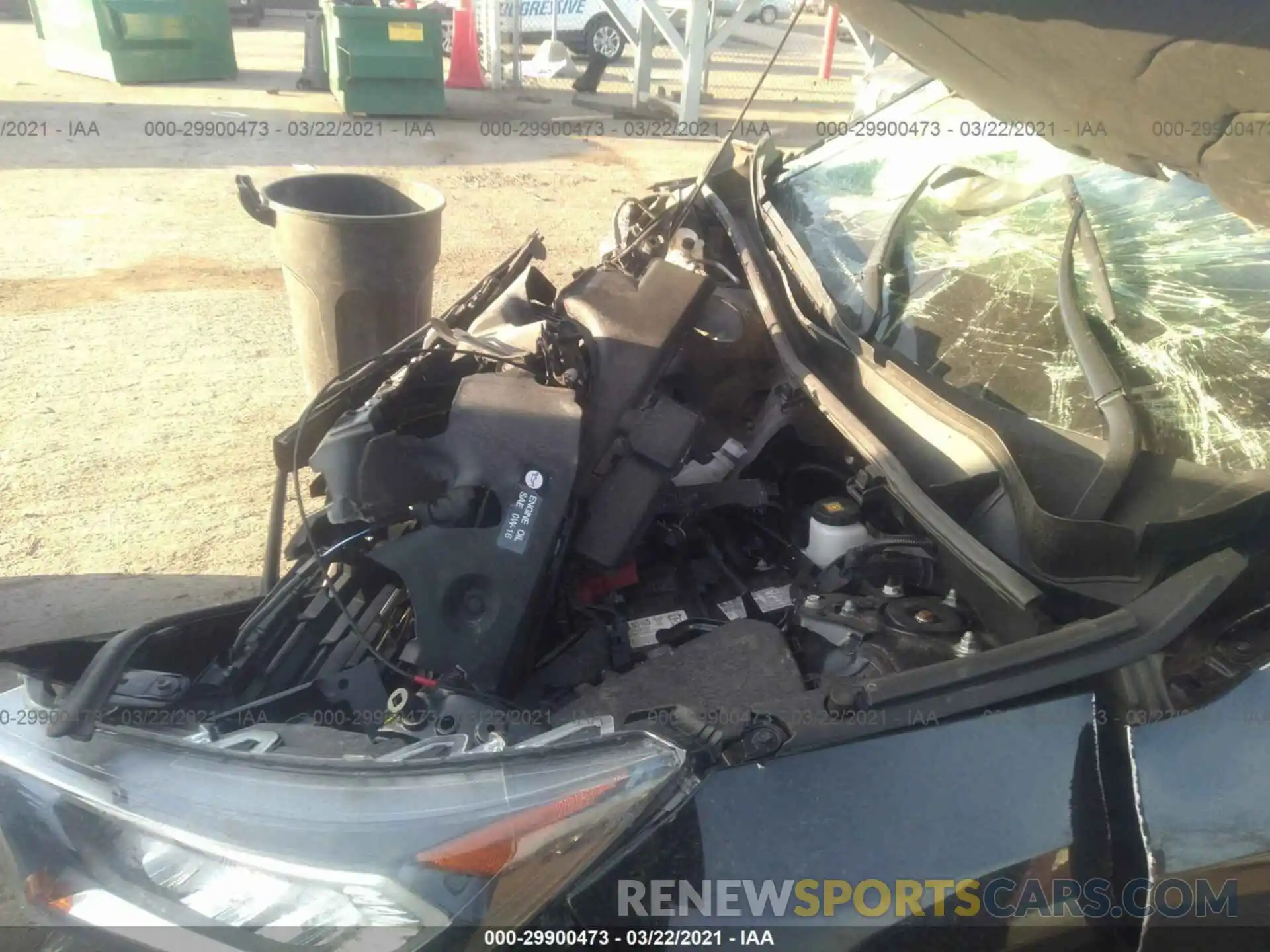 10 Photograph of a damaged car 2T3W1RFVXLC050985 TOYOTA RAV4 2020