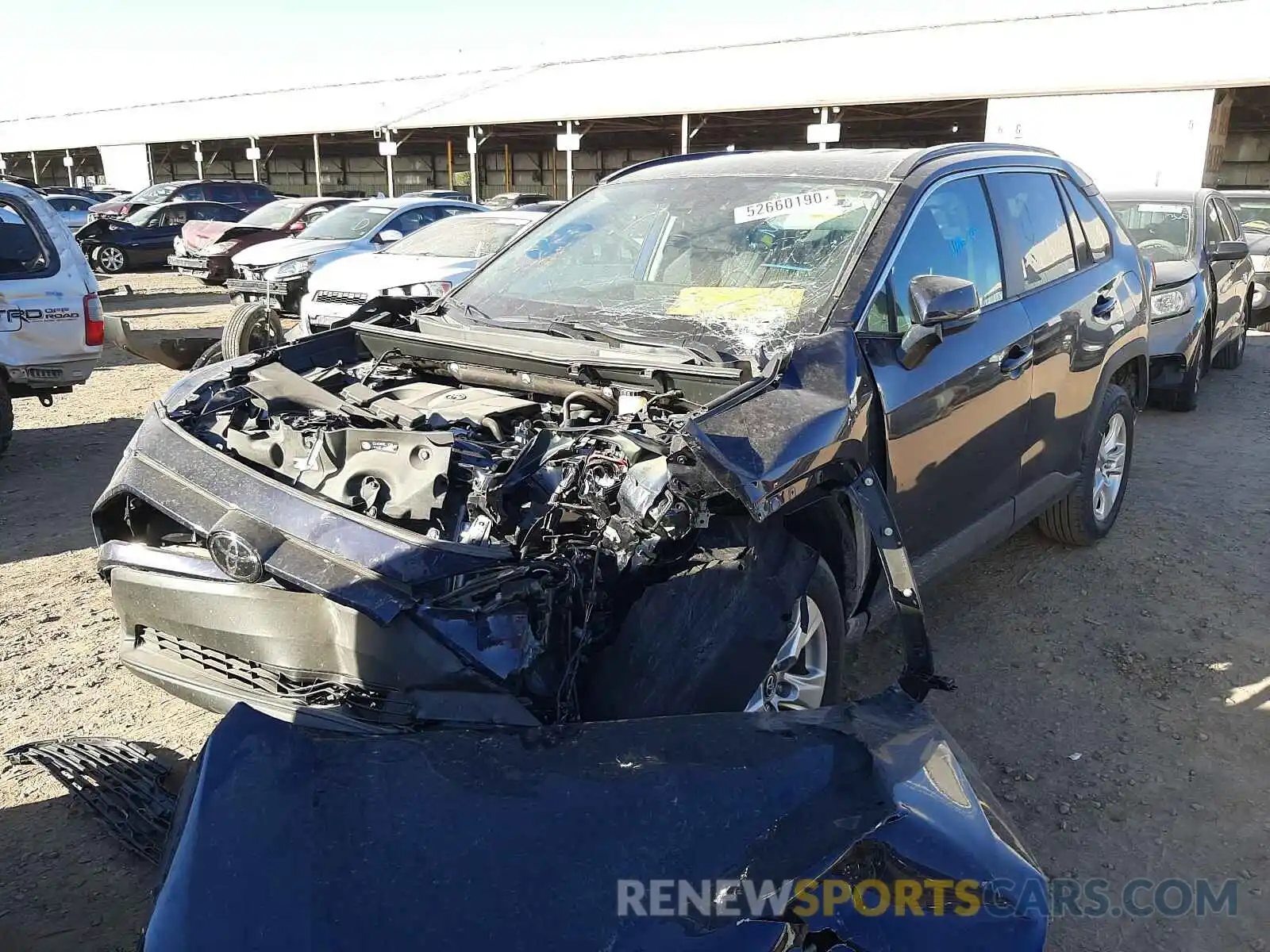 2 Photograph of a damaged car 2T3W1RFVXLC051540 TOYOTA RAV4 2020