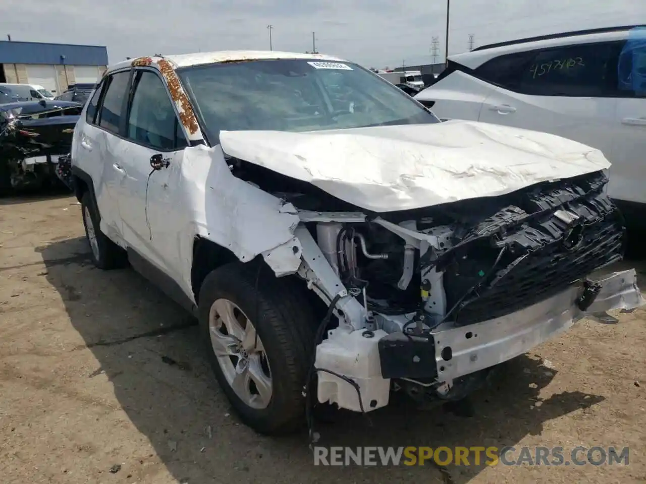 1 Photograph of a damaged car 2T3W1RFVXLC051635 TOYOTA RAV4 2020