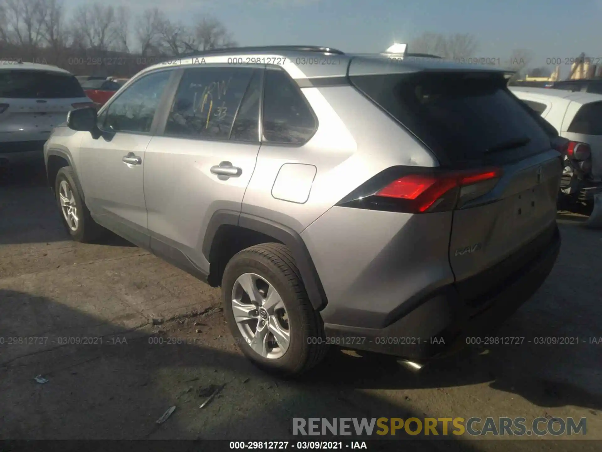 3 Photograph of a damaged car 2T3W1RFVXLC053062 TOYOTA RAV4 2020