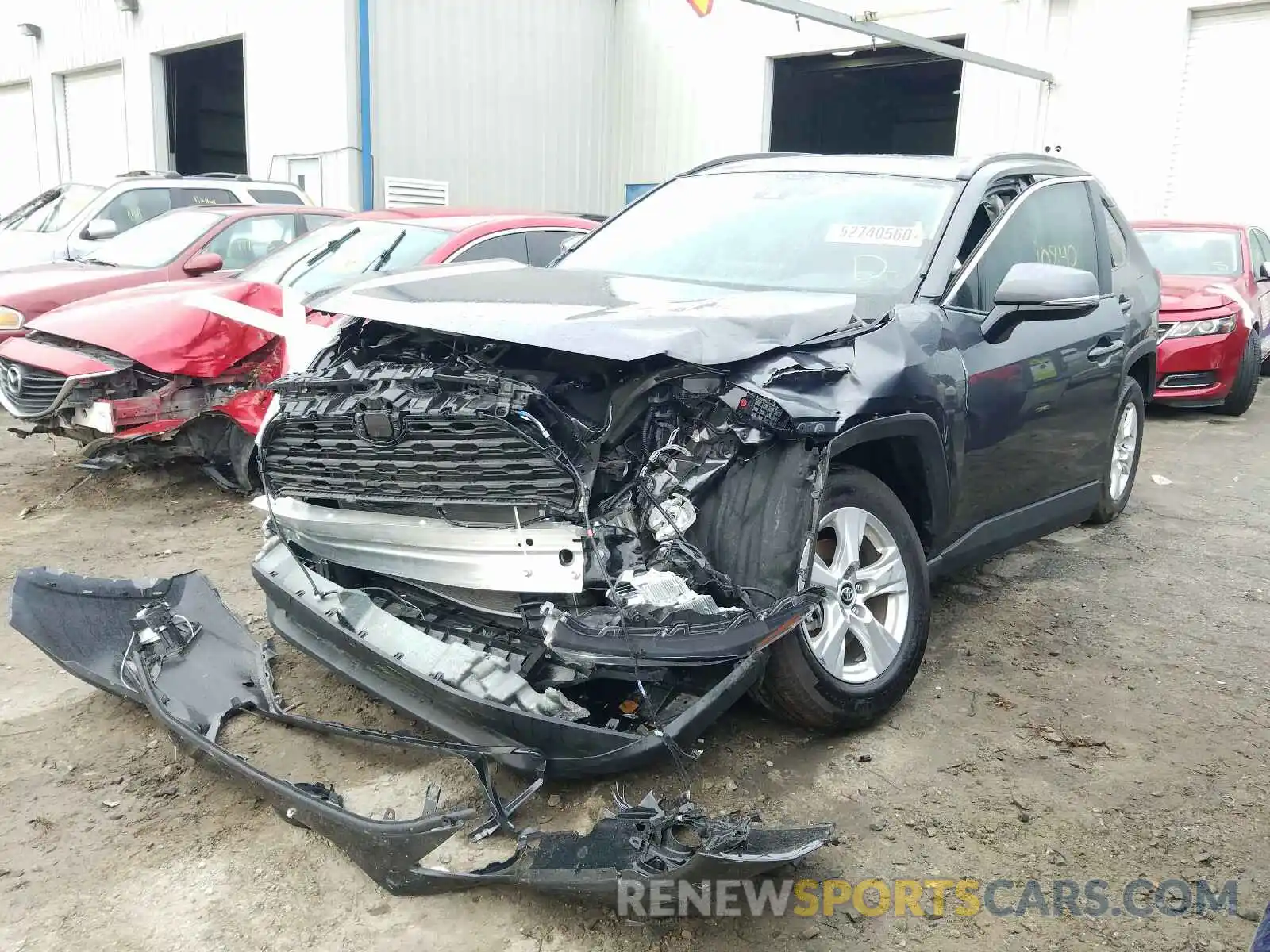 2 Photograph of a damaged car 2T3W1RFVXLC055796 TOYOTA RAV4 2020