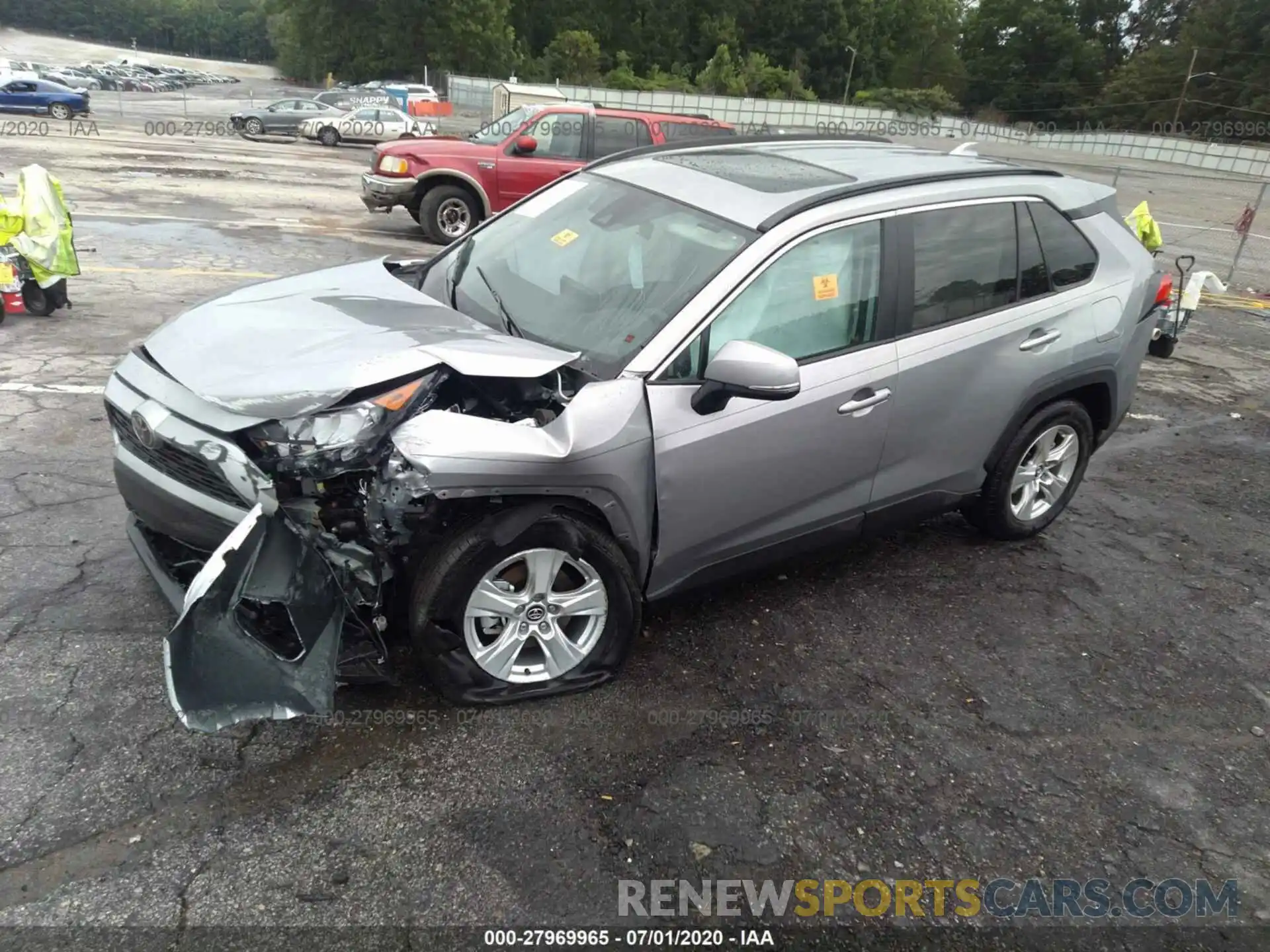 2 Photograph of a damaged car 2T3W1RFVXLC057953 TOYOTA RAV4 2020