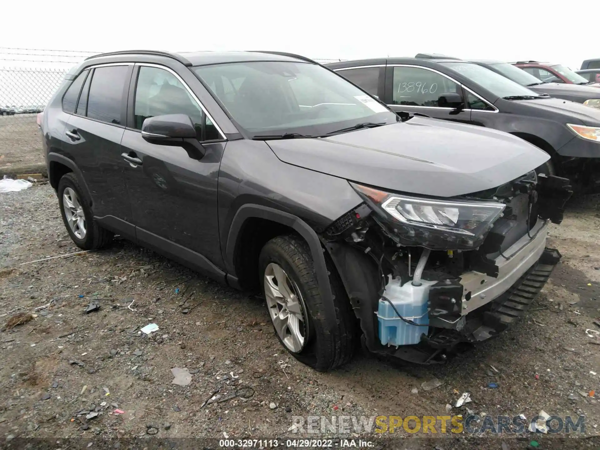 1 Photograph of a damaged car 2T3W1RFVXLC064921 TOYOTA RAV4 2020