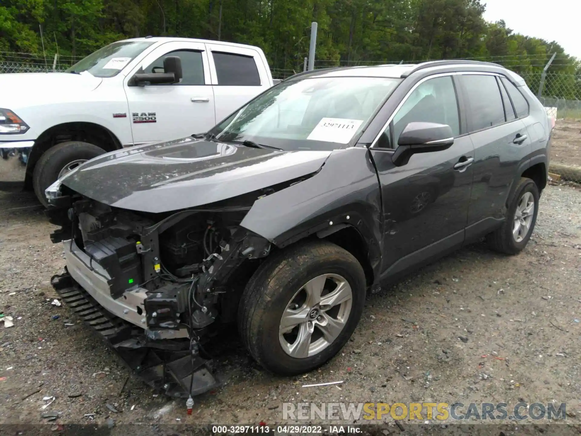 2 Photograph of a damaged car 2T3W1RFVXLC064921 TOYOTA RAV4 2020