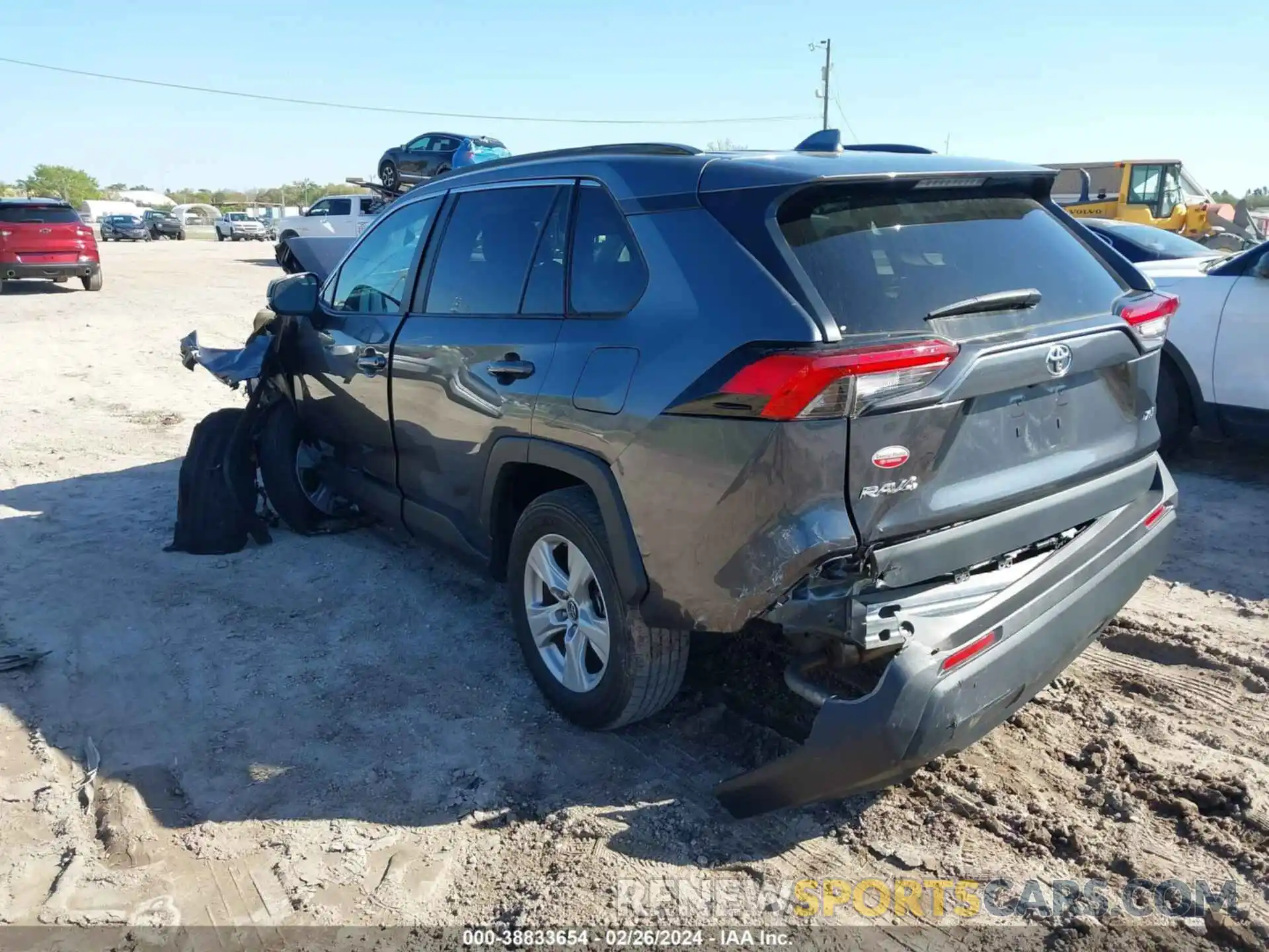 3 Photograph of a damaged car 2T3W1RFVXLC083680 TOYOTA RAV4 2020