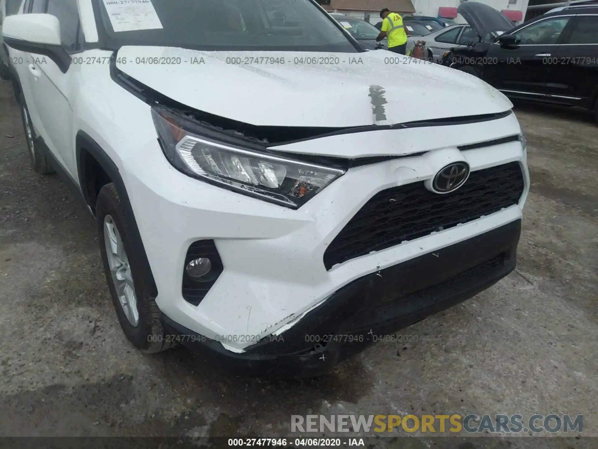 6 Фотография поврежденного автомобиля 2T3W1RFVXLW059801 TOYOTA RAV4 2020