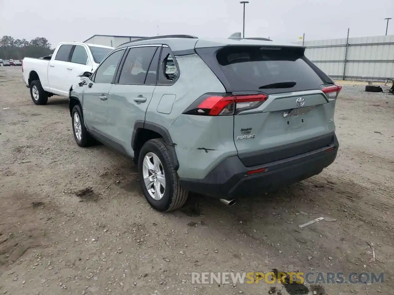 3 Photograph of a damaged car 2T3W1RFVXLW063377 TOYOTA RAV4 2020