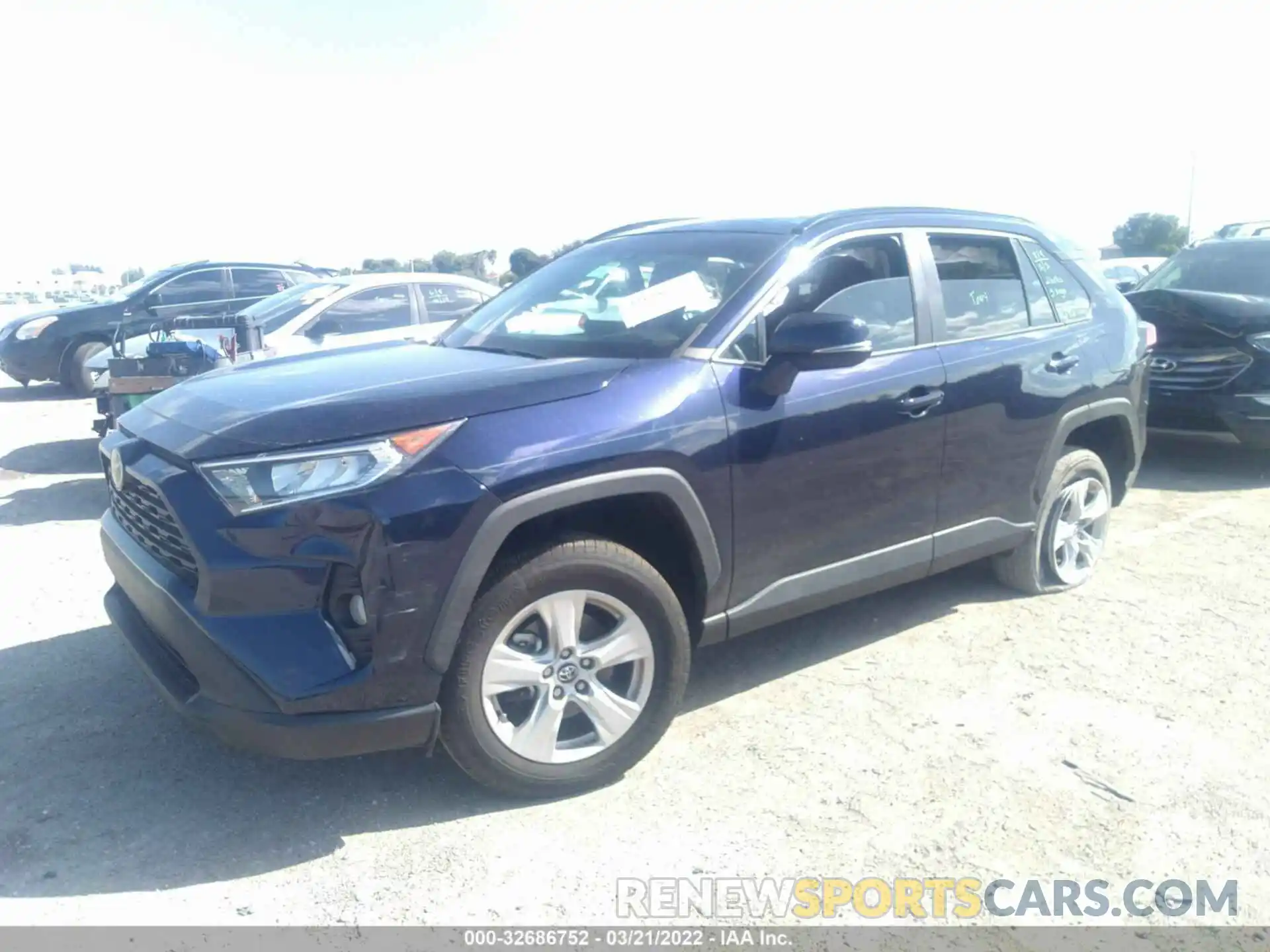 2 Photograph of a damaged car 2T3W1RFVXLW067901 TOYOTA RAV4 2020