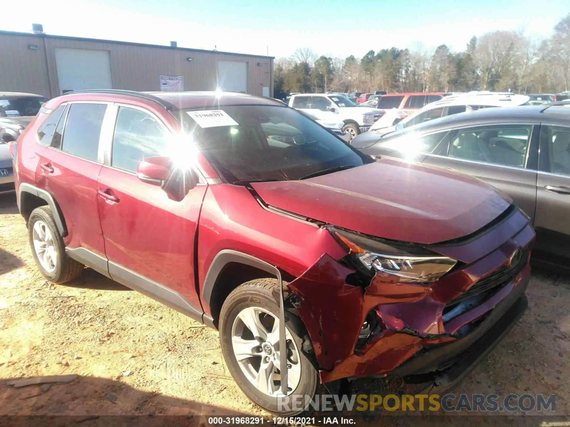 1 Photograph of a damaged car 2T3W1RFVXLW068921 TOYOTA RAV4 2020