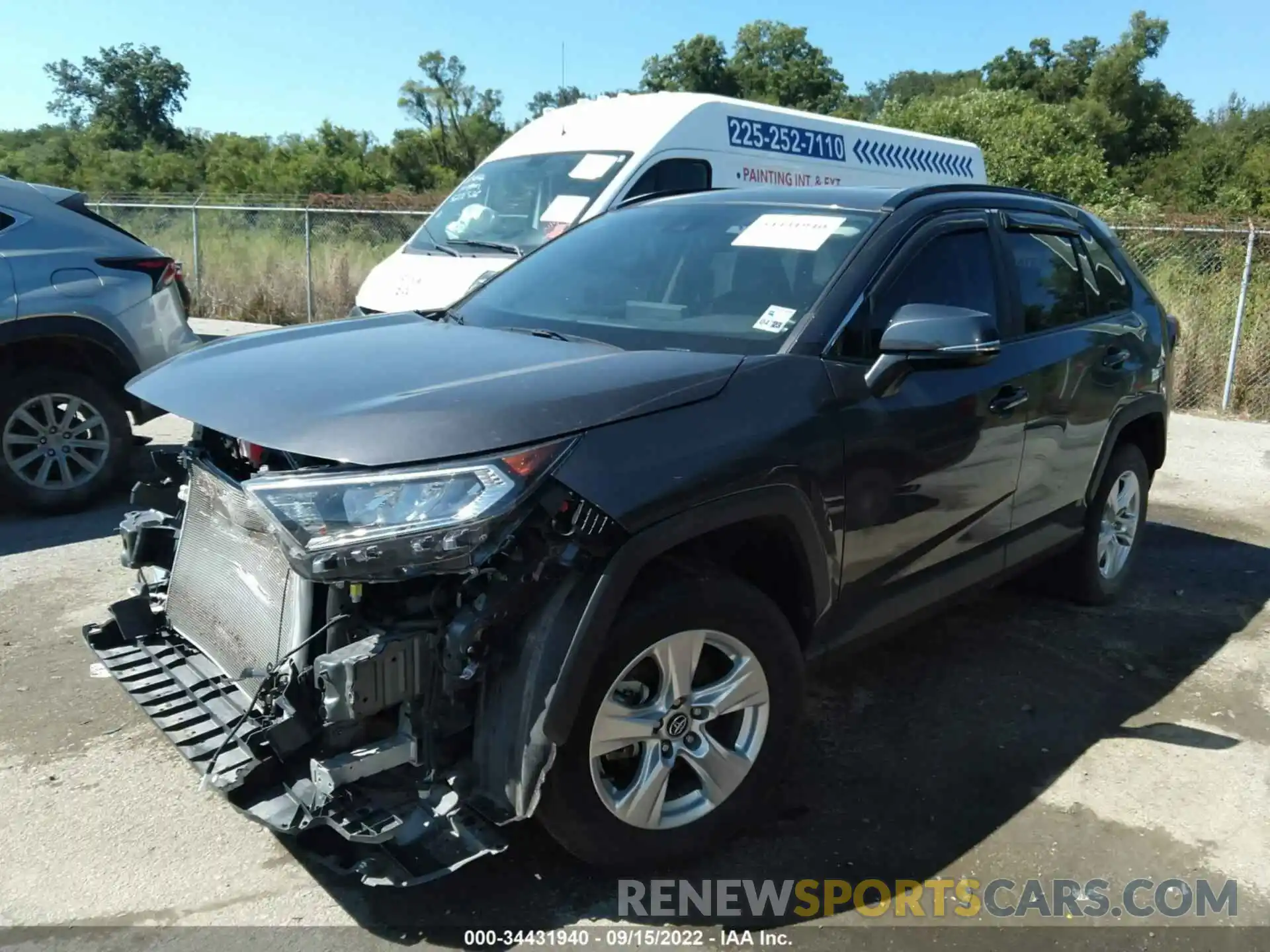 2 Photograph of a damaged car 2T3W1RFVXLW079448 TOYOTA RAV4 2020