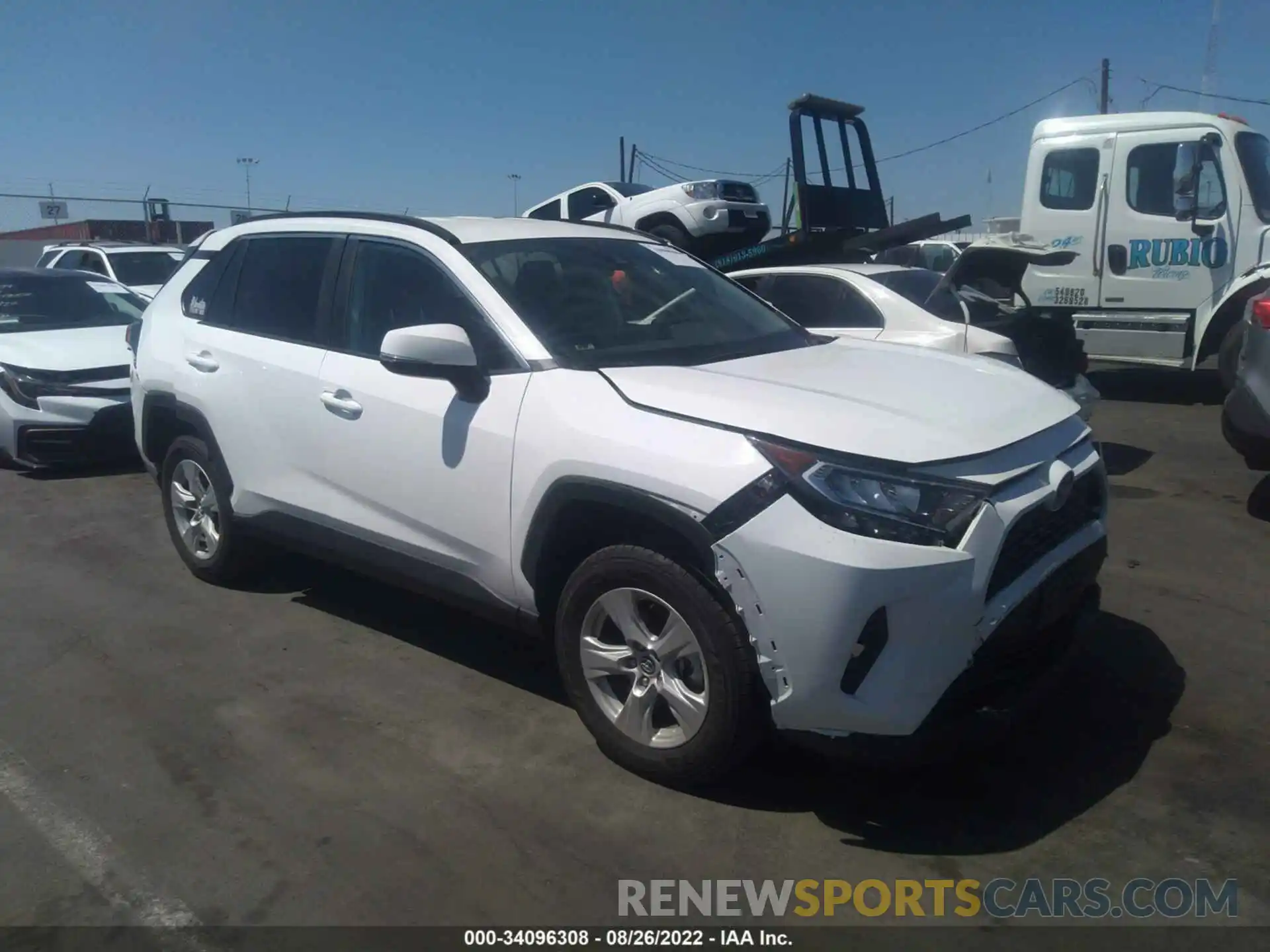 1 Фотография поврежденного автомобиля 2T3W1RFVXLW098369 TOYOTA RAV4 2020