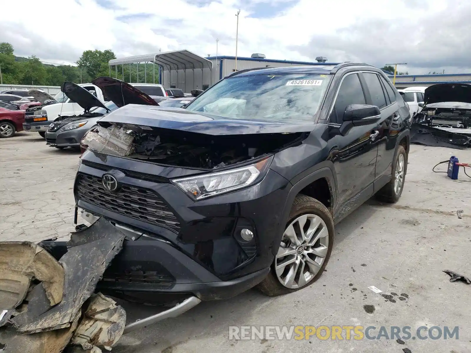 2 Photograph of a damaged car 2T3Y1RFV1LC078568 TOYOTA RAV4 2020