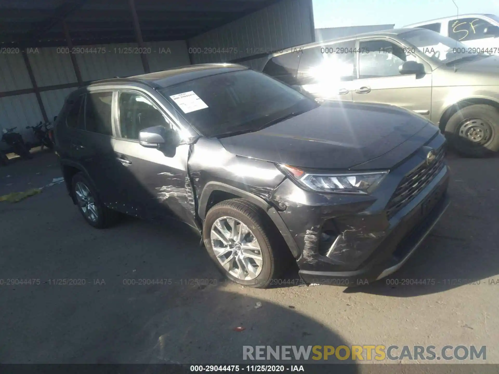 1 Photograph of a damaged car 2T3Y1RFV4LC036041 TOYOTA RAV4 2020