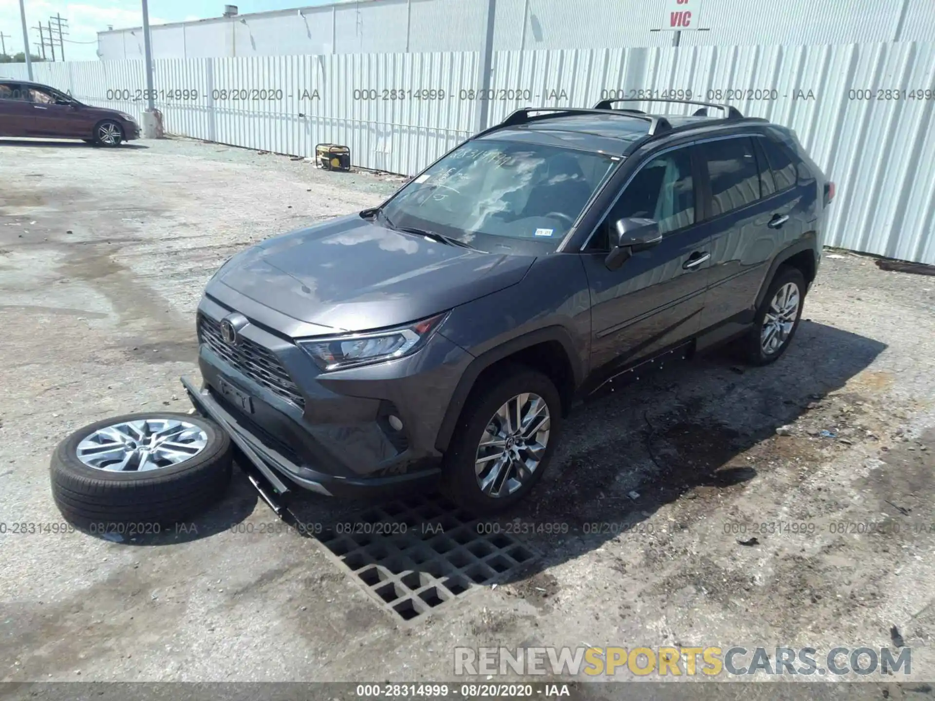 2 Фотография поврежденного автомобиля 2T3Y1RFV4LW076358 TOYOTA RAV4 2020