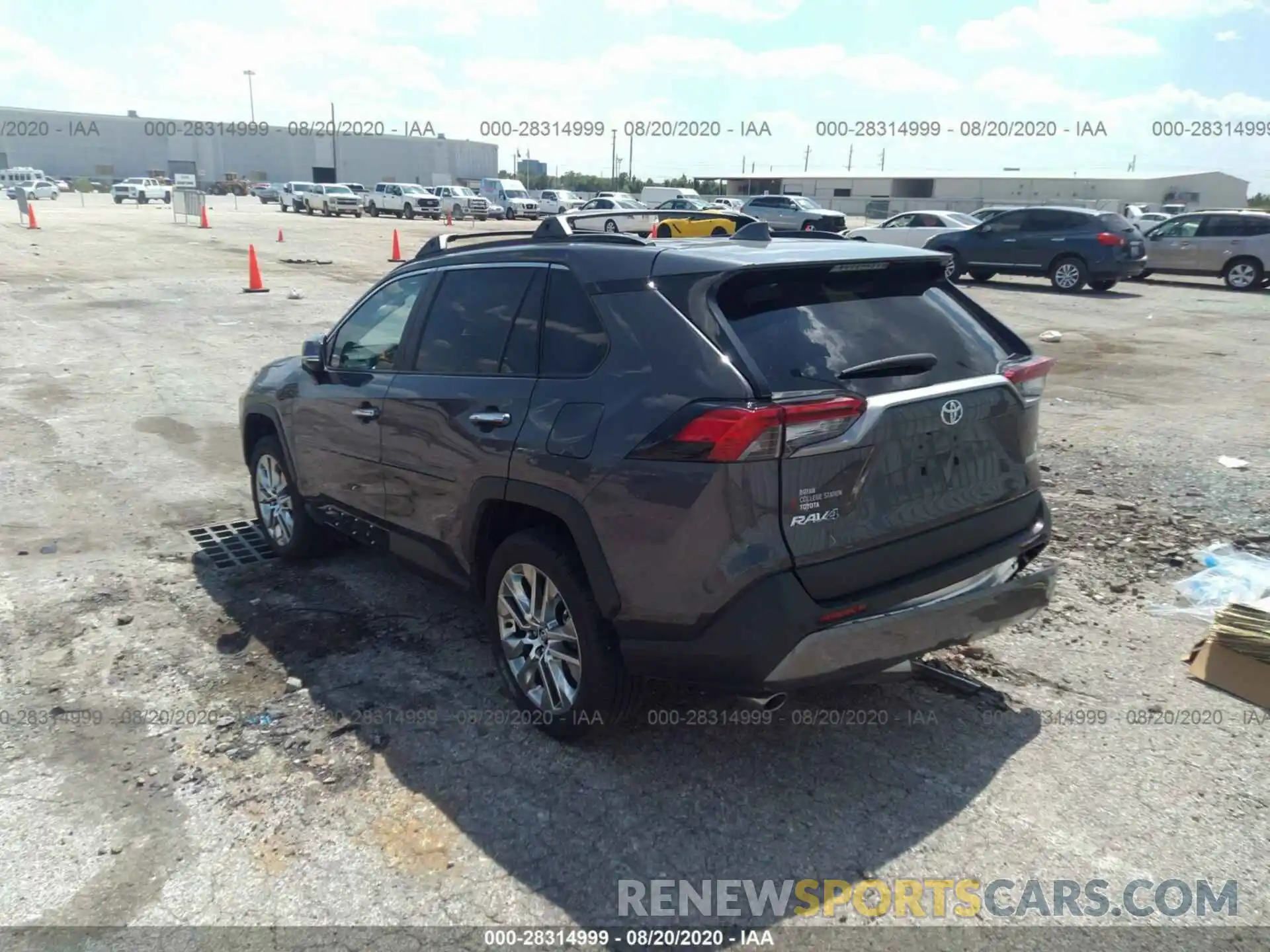 3 Photograph of a damaged car 2T3Y1RFV4LW076358 TOYOTA RAV4 2020