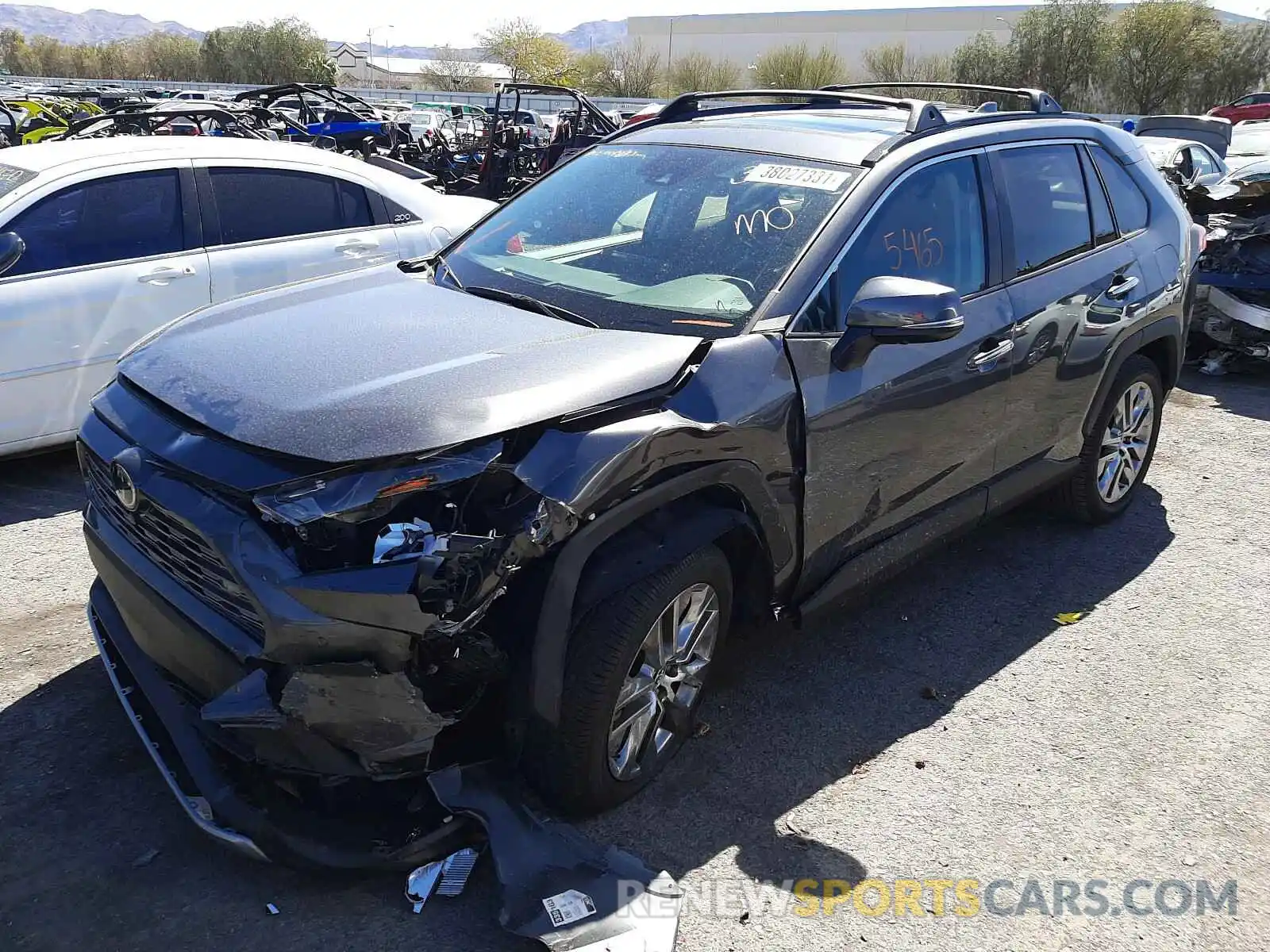 2 Photograph of a damaged car 2T3Y1RFV5LC054340 TOYOTA RAV4 2020