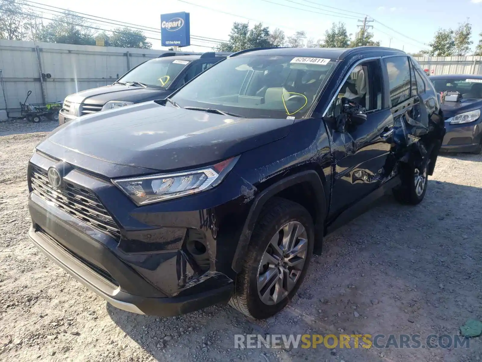 2 Photograph of a damaged car 2T3Y1RFV5LC076516 TOYOTA RAV4 2020