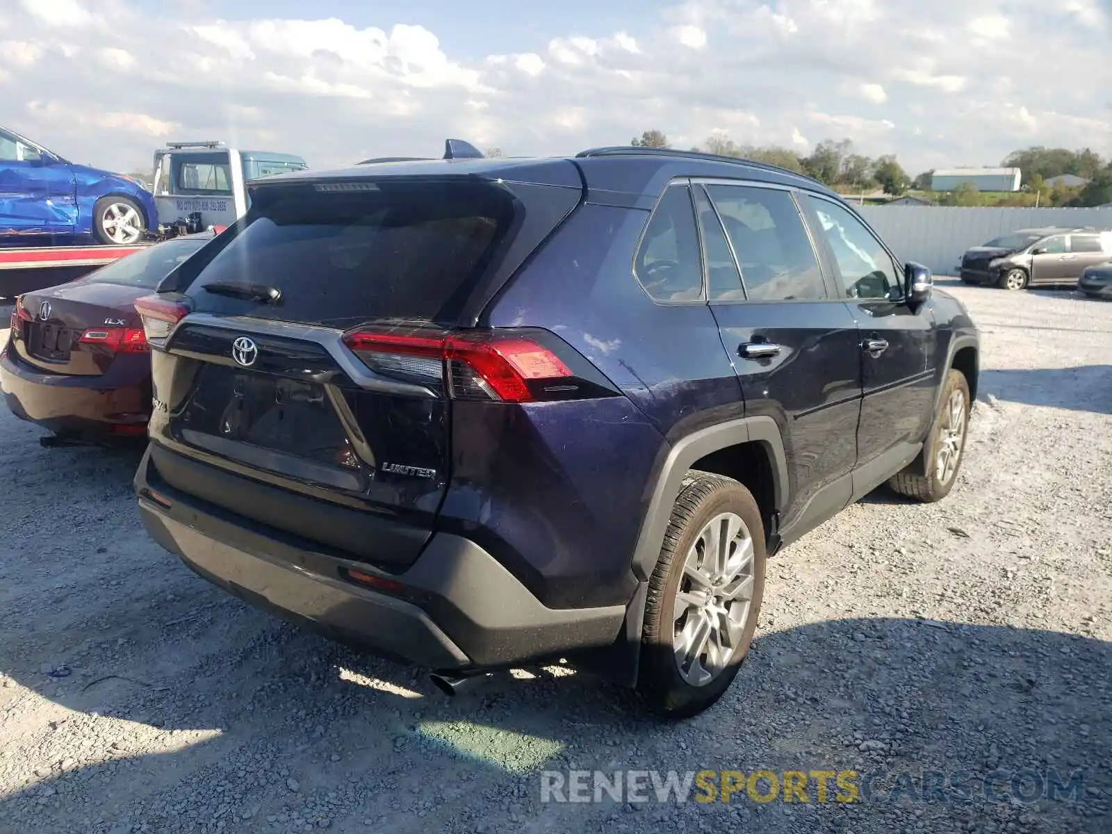 4 Photograph of a damaged car 2T3Y1RFV5LC076516 TOYOTA RAV4 2020