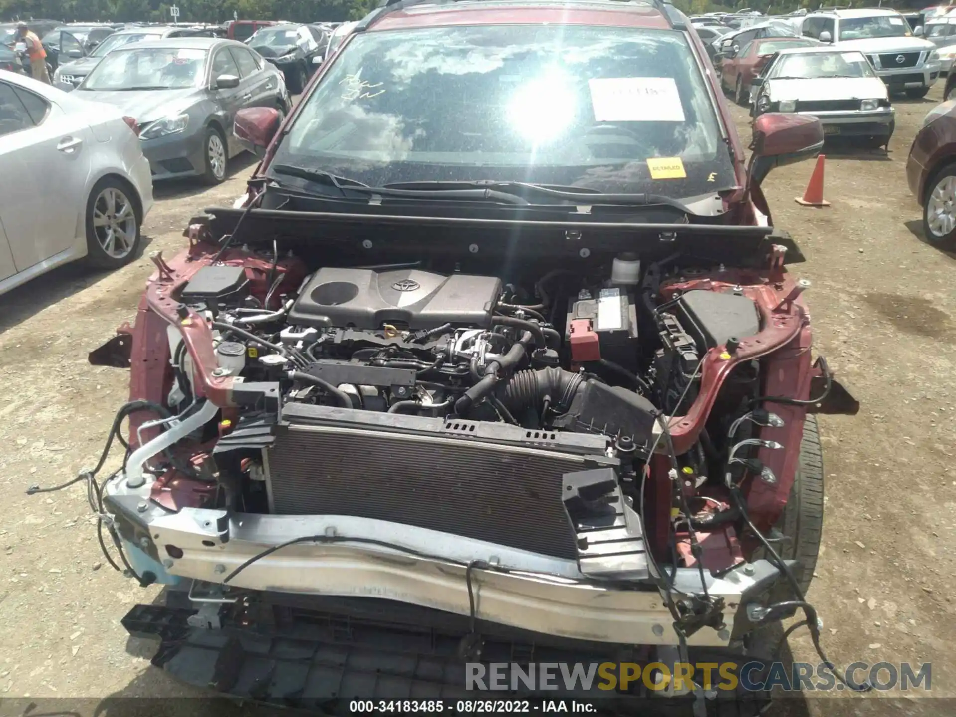 10 Photograph of a damaged car 2T3Y1RFV5LC079691 TOYOTA RAV4 2020