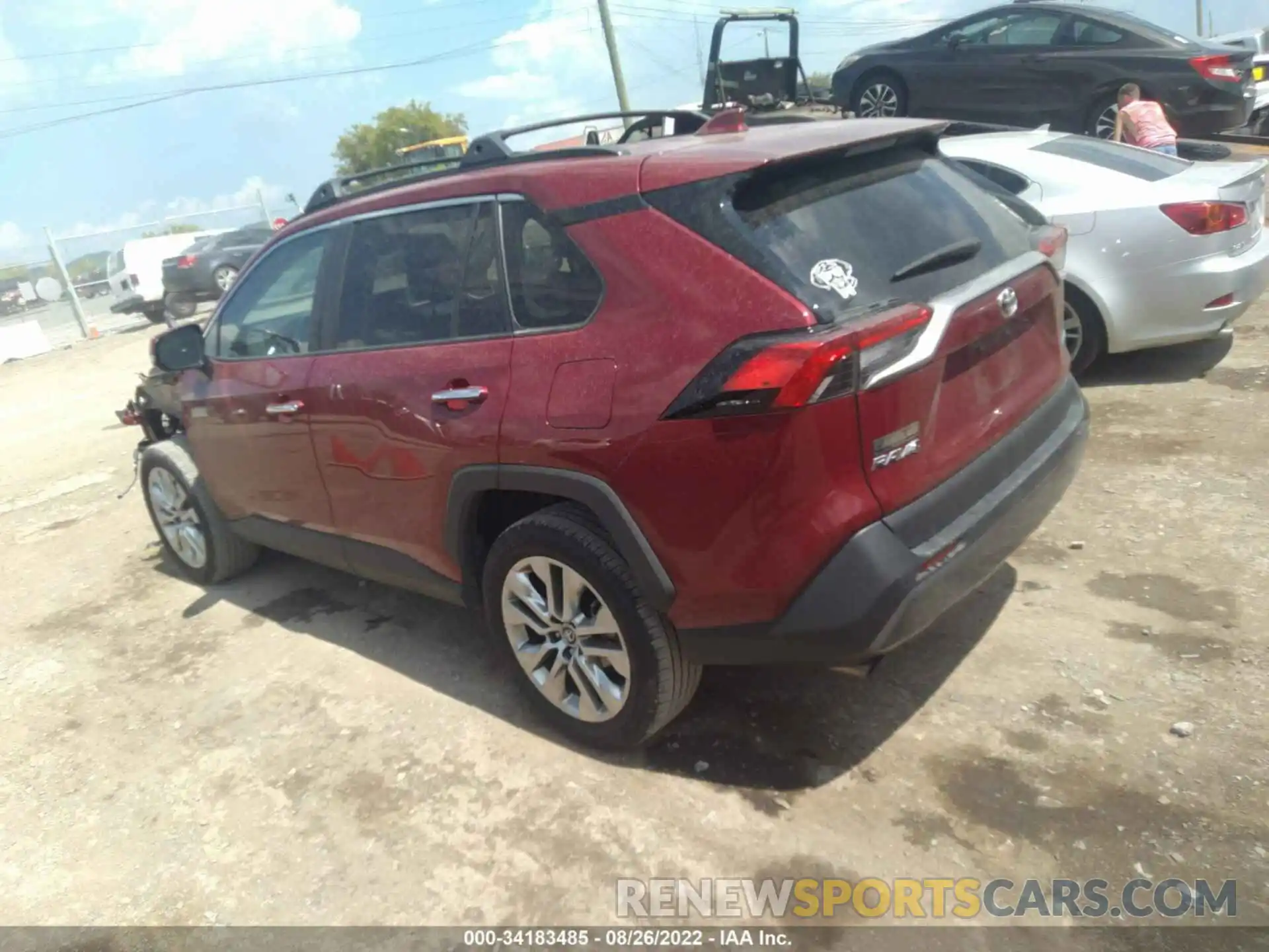 3 Photograph of a damaged car 2T3Y1RFV5LC079691 TOYOTA RAV4 2020