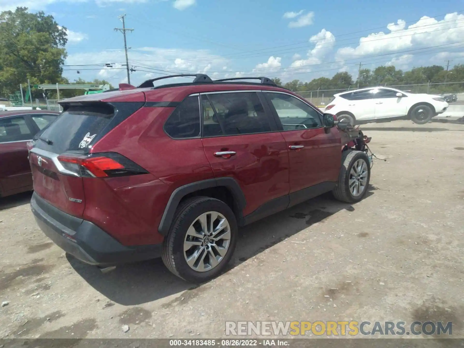 4 Photograph of a damaged car 2T3Y1RFV5LC079691 TOYOTA RAV4 2020