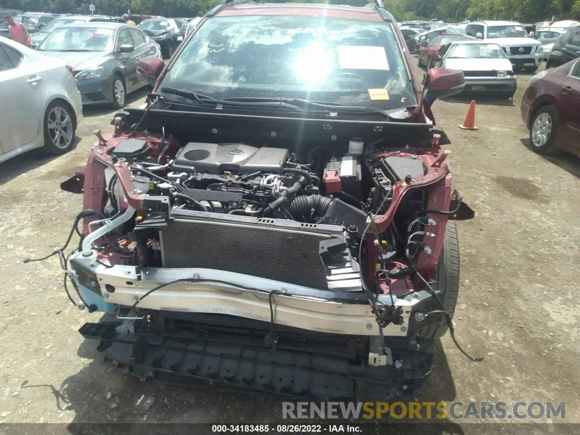 6 Photograph of a damaged car 2T3Y1RFV5LC079691 TOYOTA RAV4 2020