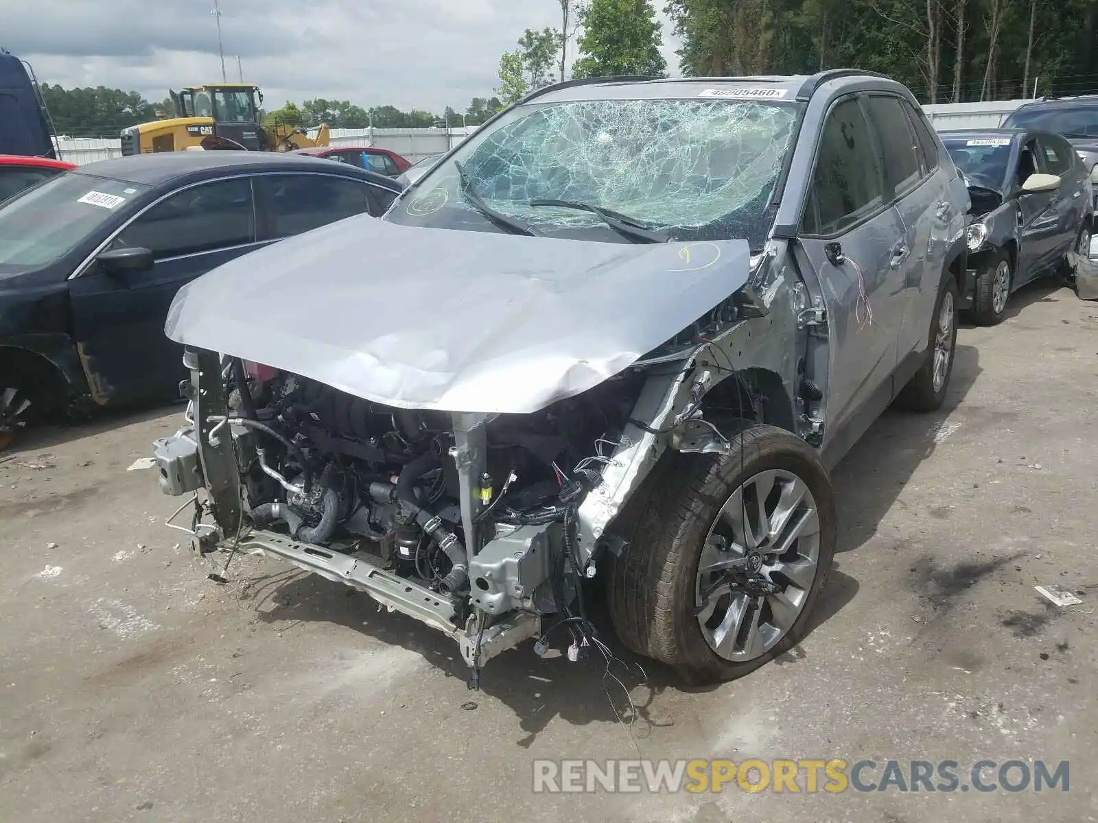 2 Photograph of a damaged car 2T3Y1RFV5LW065157 TOYOTA RAV4 2020