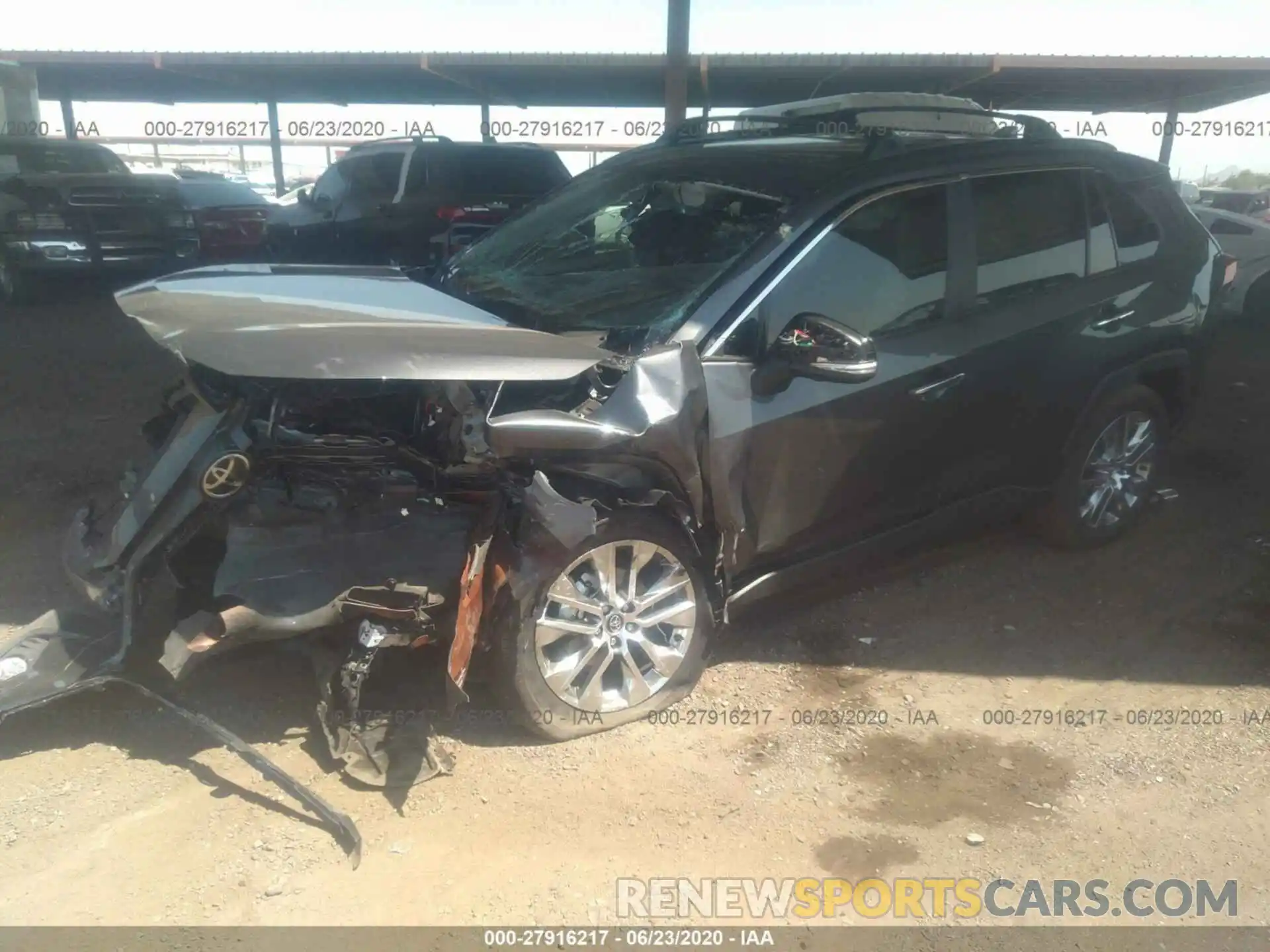 2 Photograph of a damaged car 2T3Y1RFV7LW080954 TOYOTA RAV4 2020