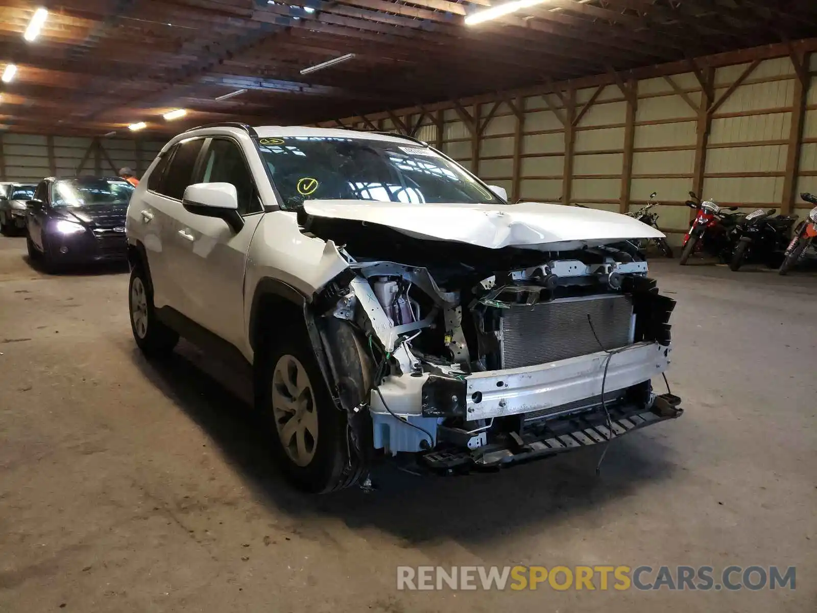 1 Photograph of a damaged car 2T3Z1RFV3LC043406 TOYOTA RAV4 2020