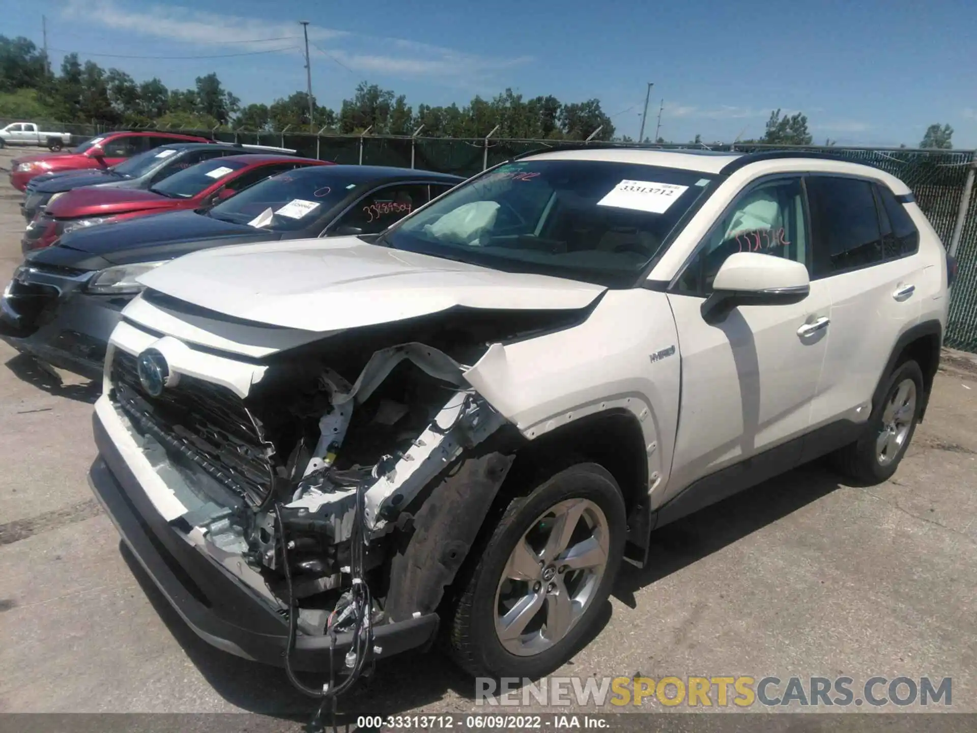 2 Photograph of a damaged car 4T3D6RFV7LU003324 TOYOTA RAV4 2020