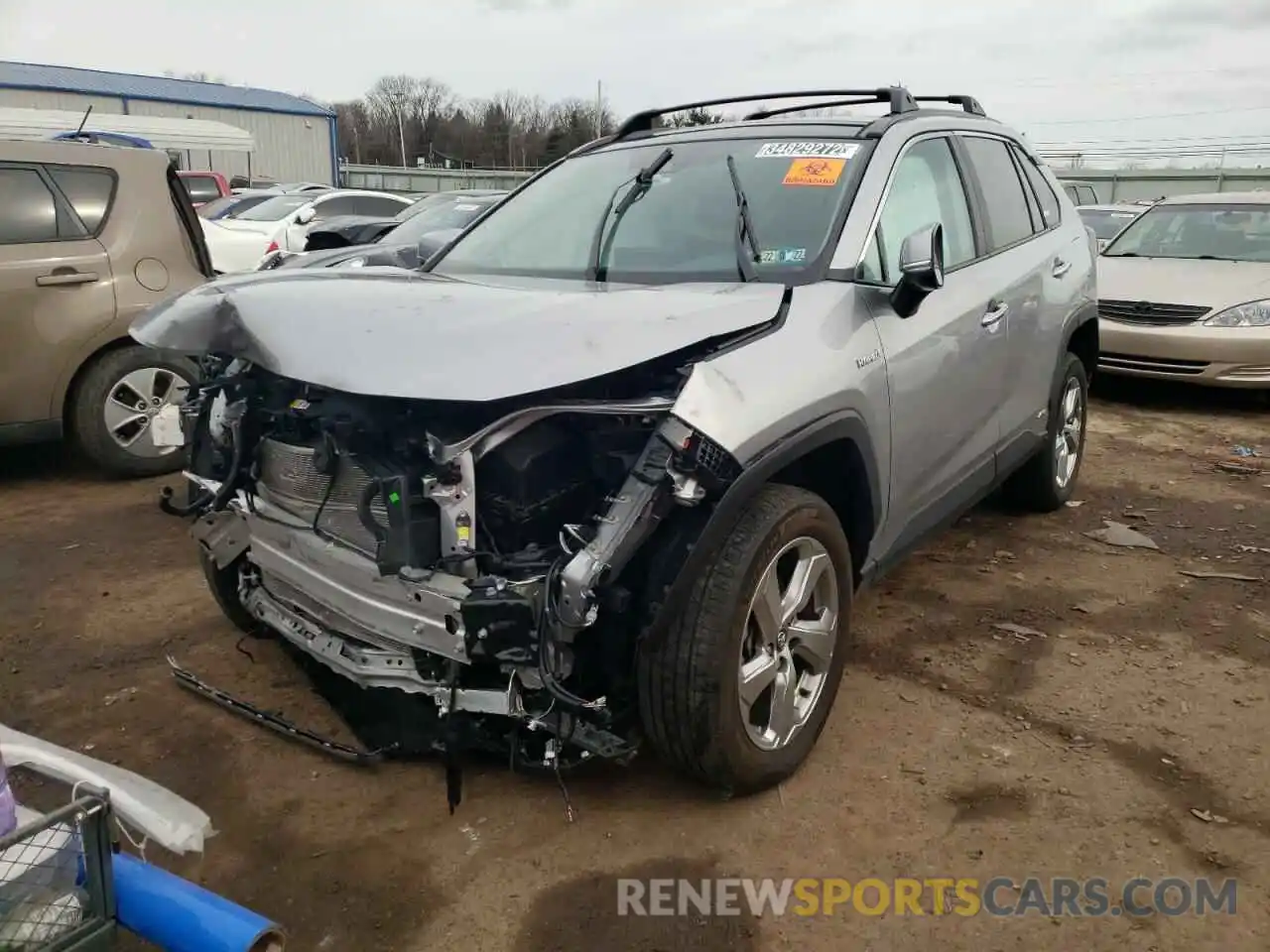 2 Photograph of a damaged car 4T3DWRFV0LU001429 TOYOTA RAV4 2020