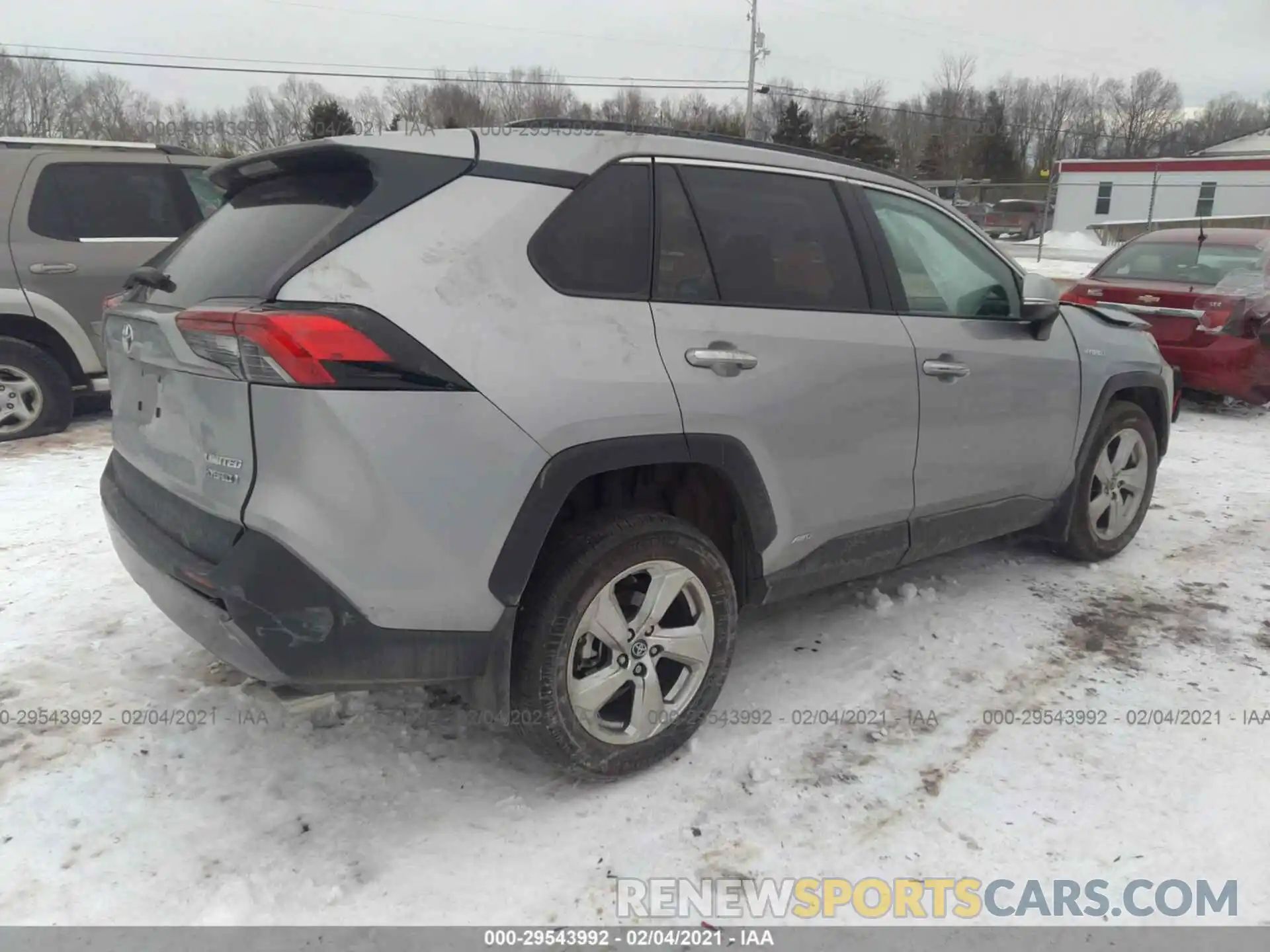 4 Photograph of a damaged car 4T3DWRFV1LU005246 TOYOTA RAV4 2020