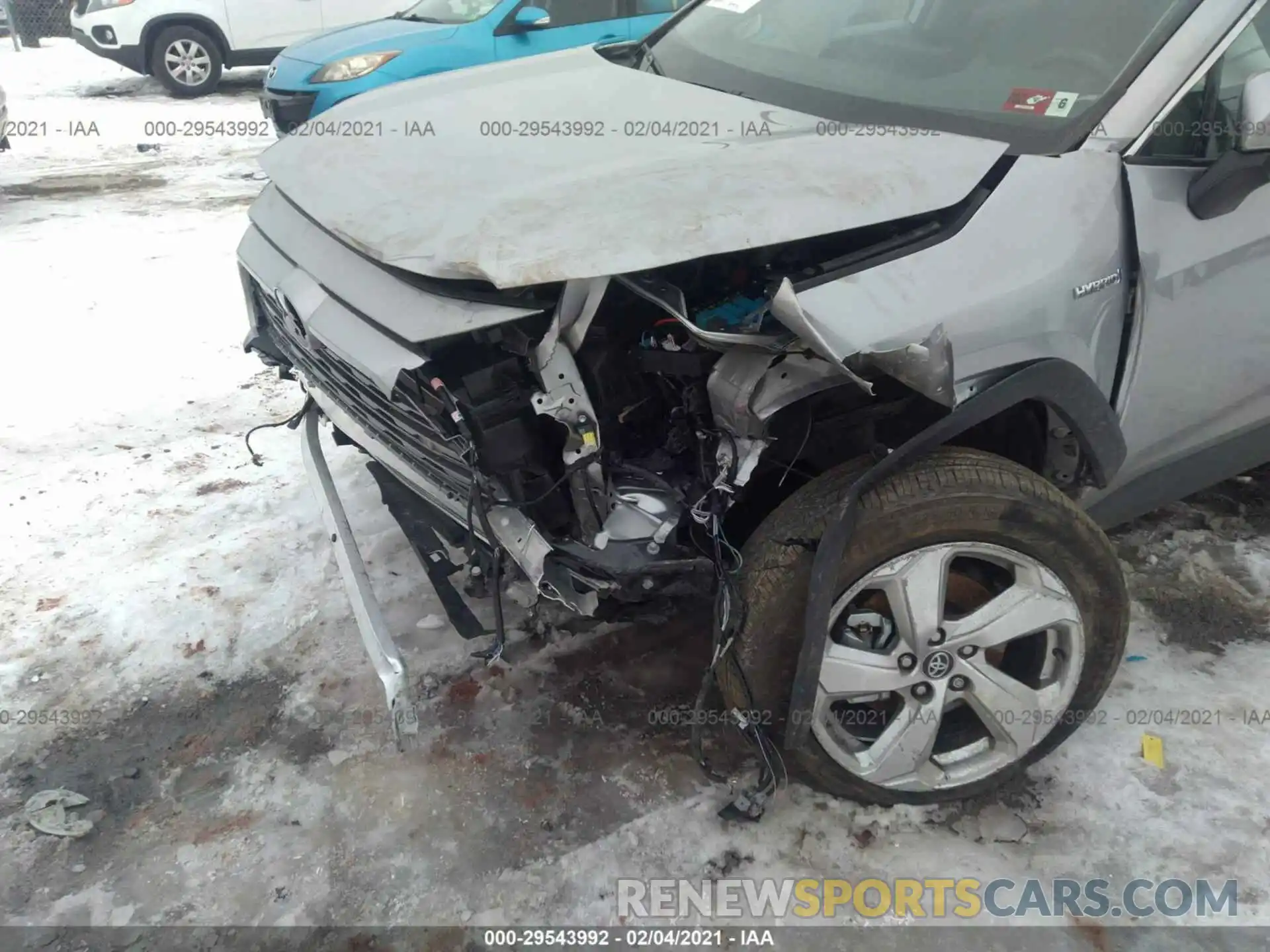 6 Photograph of a damaged car 4T3DWRFV1LU005246 TOYOTA RAV4 2020