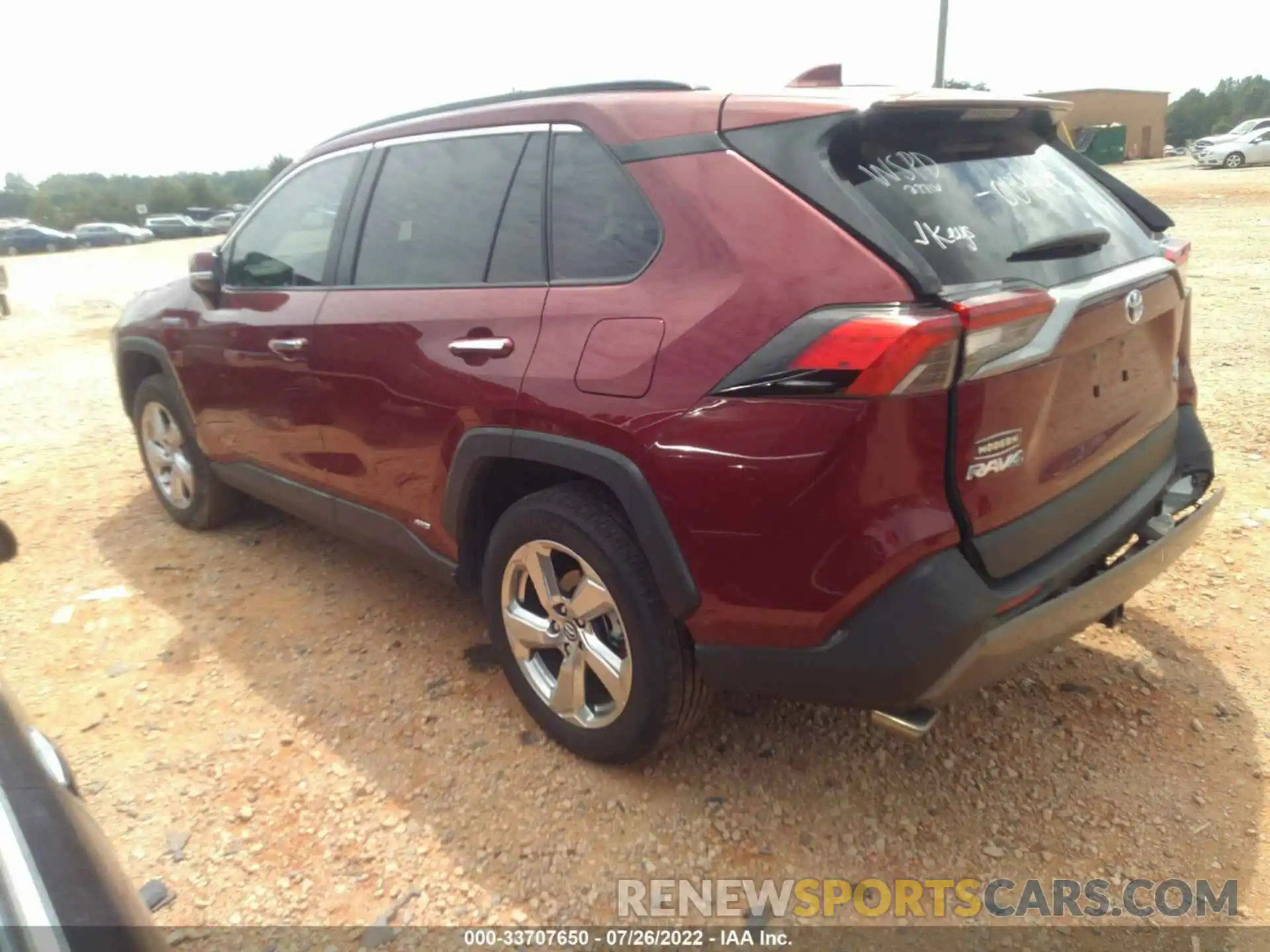 3 Photograph of a damaged car 4T3DWRFV1LU009443 TOYOTA RAV4 2020