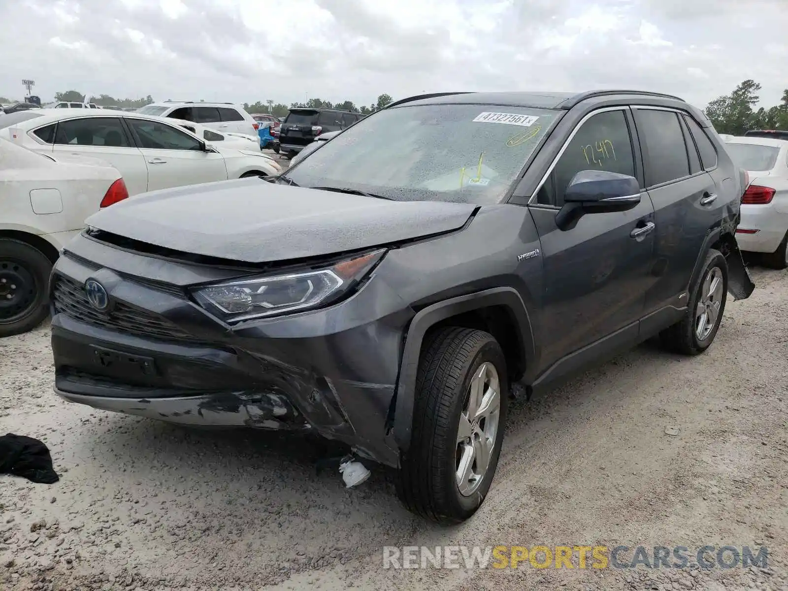 2 Photograph of a damaged car 4T3DWRFV1LU009698 TOYOTA RAV4 2020