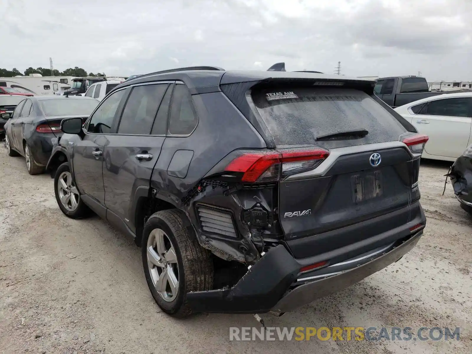 3 Photograph of a damaged car 4T3DWRFV1LU009698 TOYOTA RAV4 2020