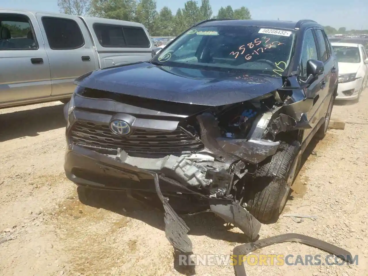 2 Photograph of a damaged car 4T3DWRFV1LU010222 TOYOTA RAV4 2020