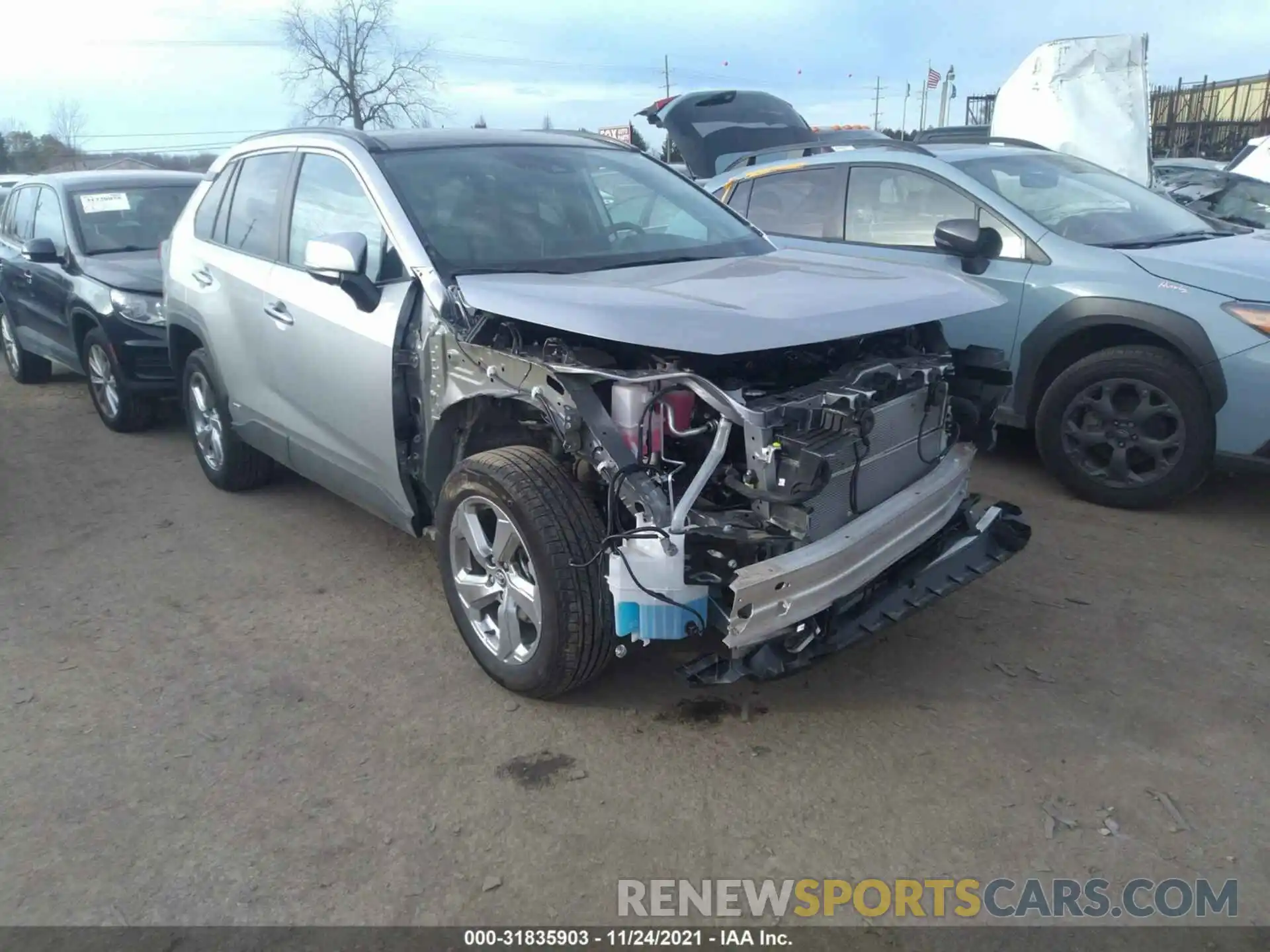 1 Photograph of a damaged car 4T3DWRFV3LU008259 TOYOTA RAV4 2020