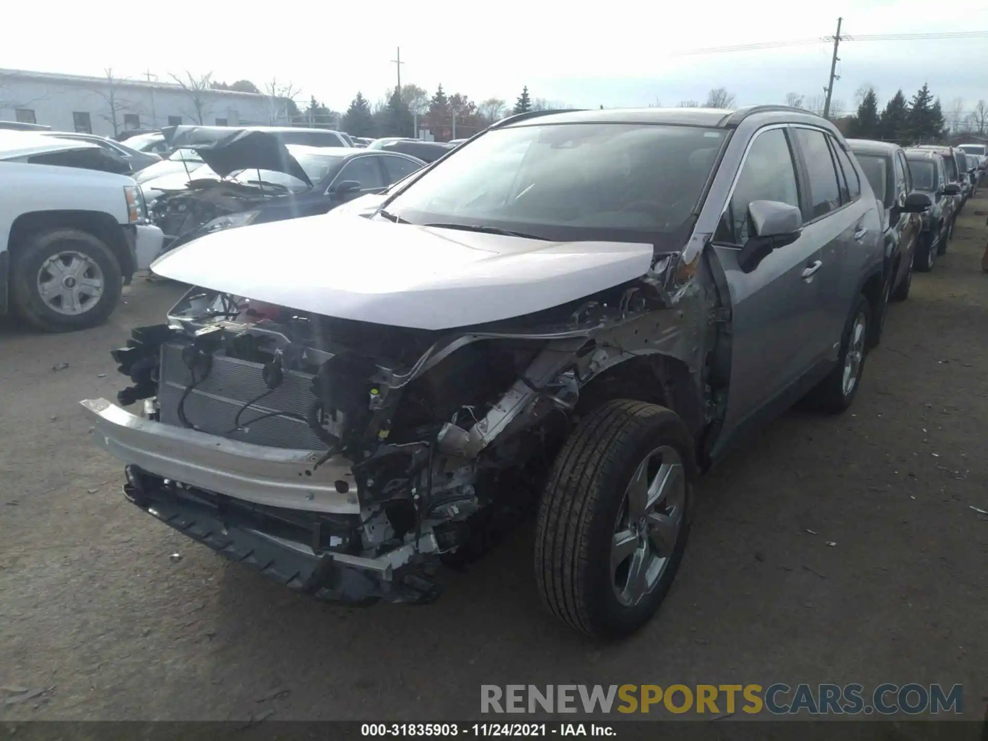 2 Photograph of a damaged car 4T3DWRFV3LU008259 TOYOTA RAV4 2020