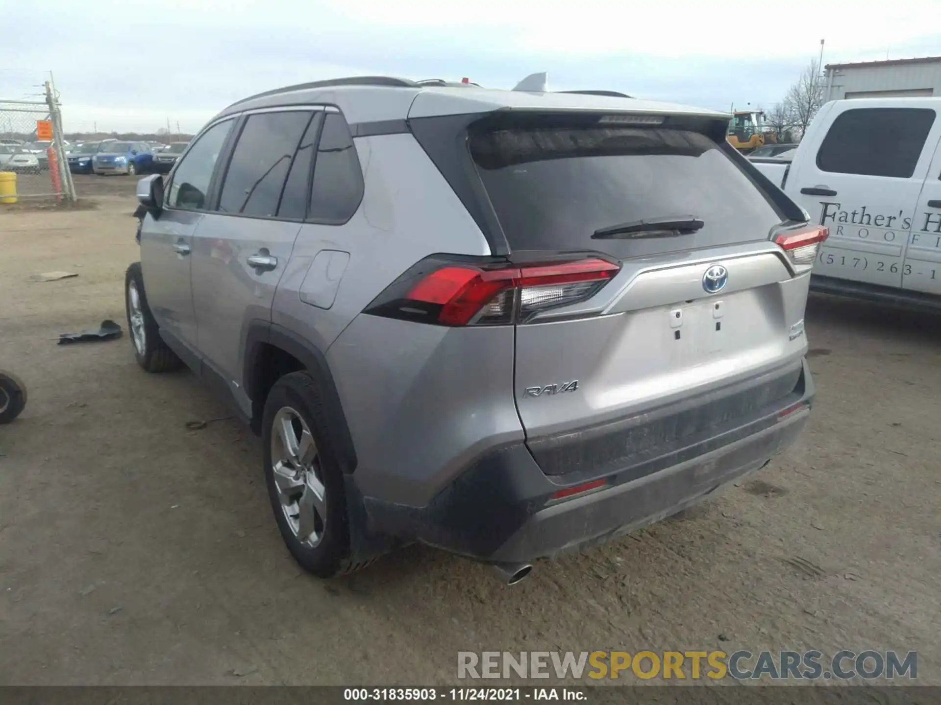 3 Photograph of a damaged car 4T3DWRFV3LU008259 TOYOTA RAV4 2020