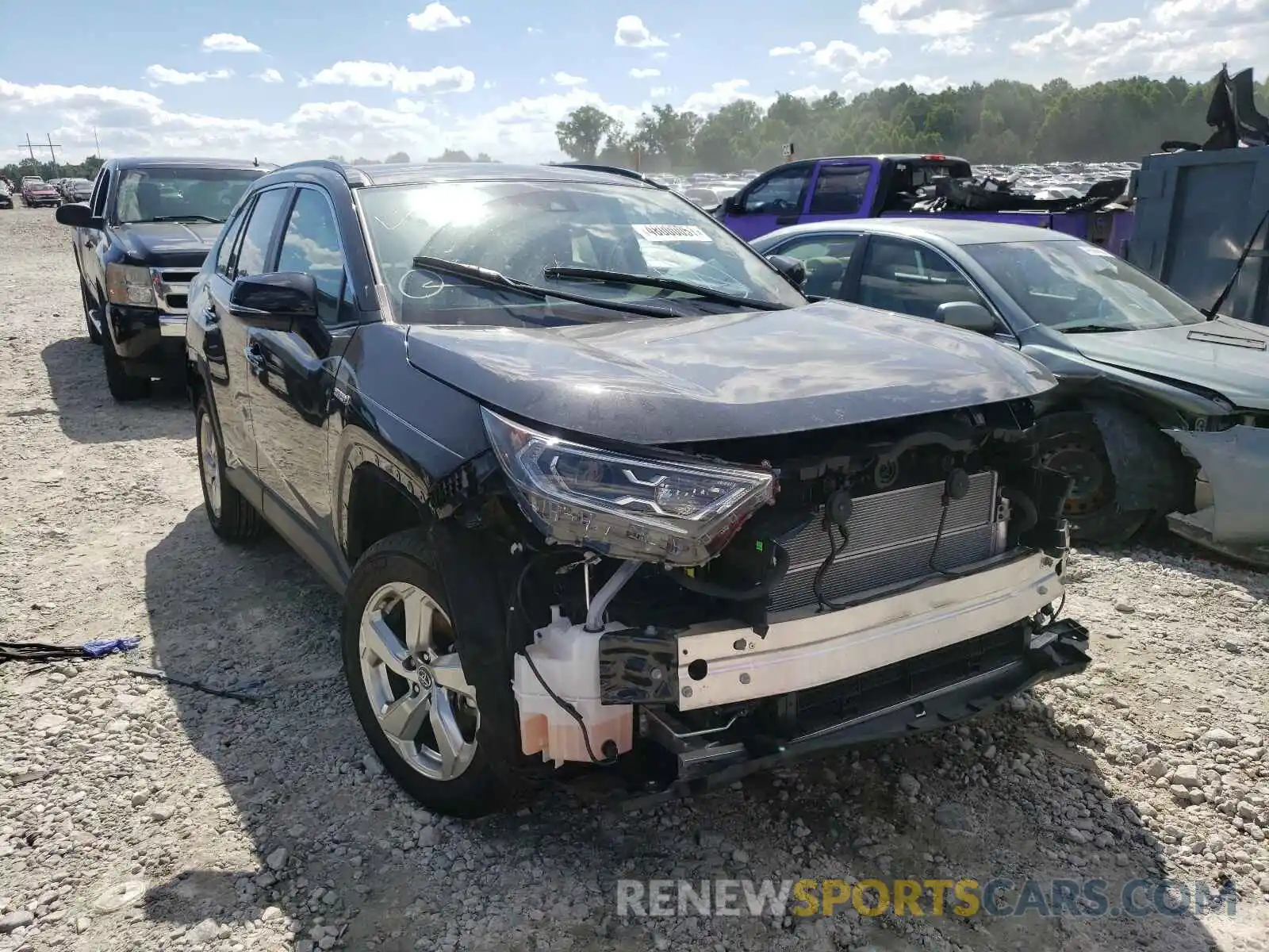 1 Photograph of a damaged car 4T3DWRFV6LU006344 TOYOTA RAV4 2020