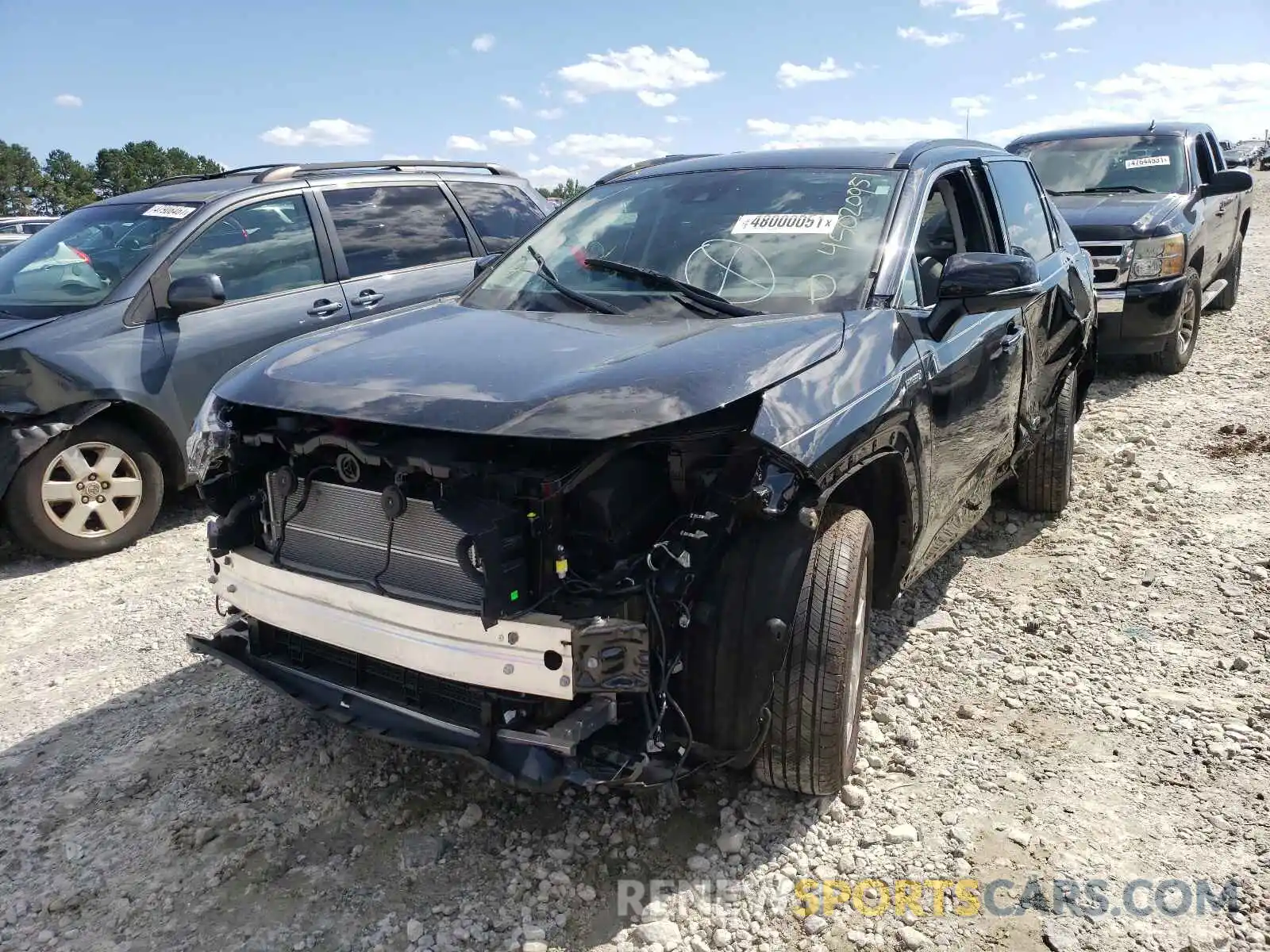 2 Photograph of a damaged car 4T3DWRFV6LU006344 TOYOTA RAV4 2020