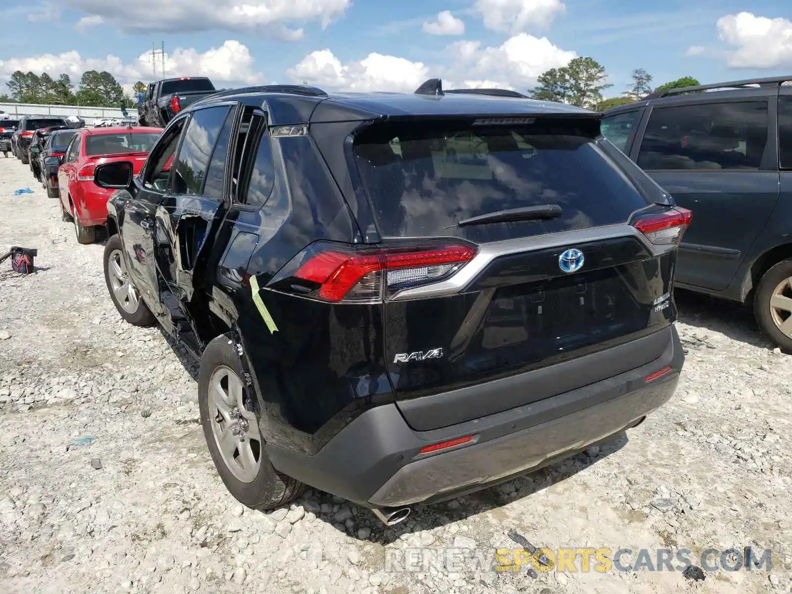 3 Photograph of a damaged car 4T3DWRFV6LU006344 TOYOTA RAV4 2020