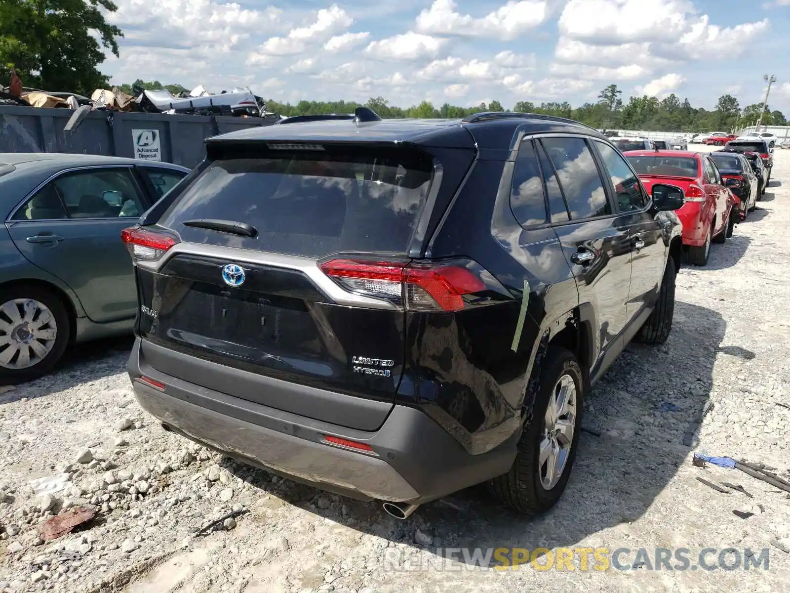 4 Photograph of a damaged car 4T3DWRFV6LU006344 TOYOTA RAV4 2020