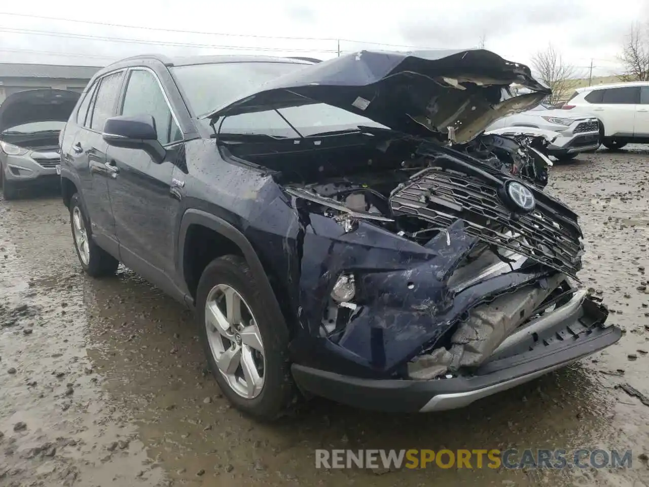 1 Photograph of a damaged car 4T3DWRFV6LU006747 TOYOTA RAV4 2020