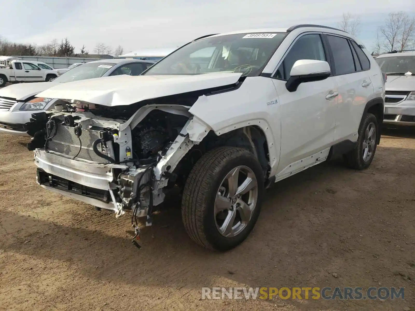 2 Photograph of a damaged car 4T3DWRFV6LU009857 TOYOTA RAV4 2020