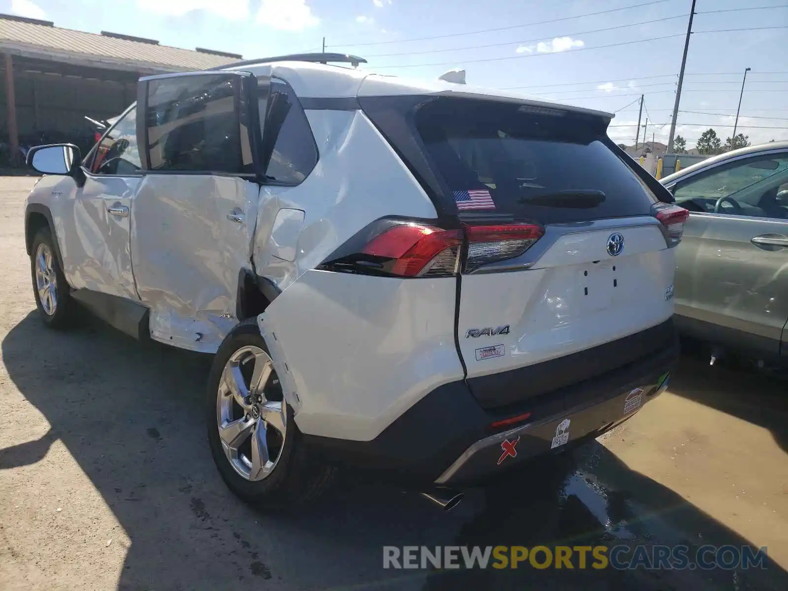 9 Photograph of a damaged car 4T3DWRFV6LU010331 TOYOTA RAV4 2020